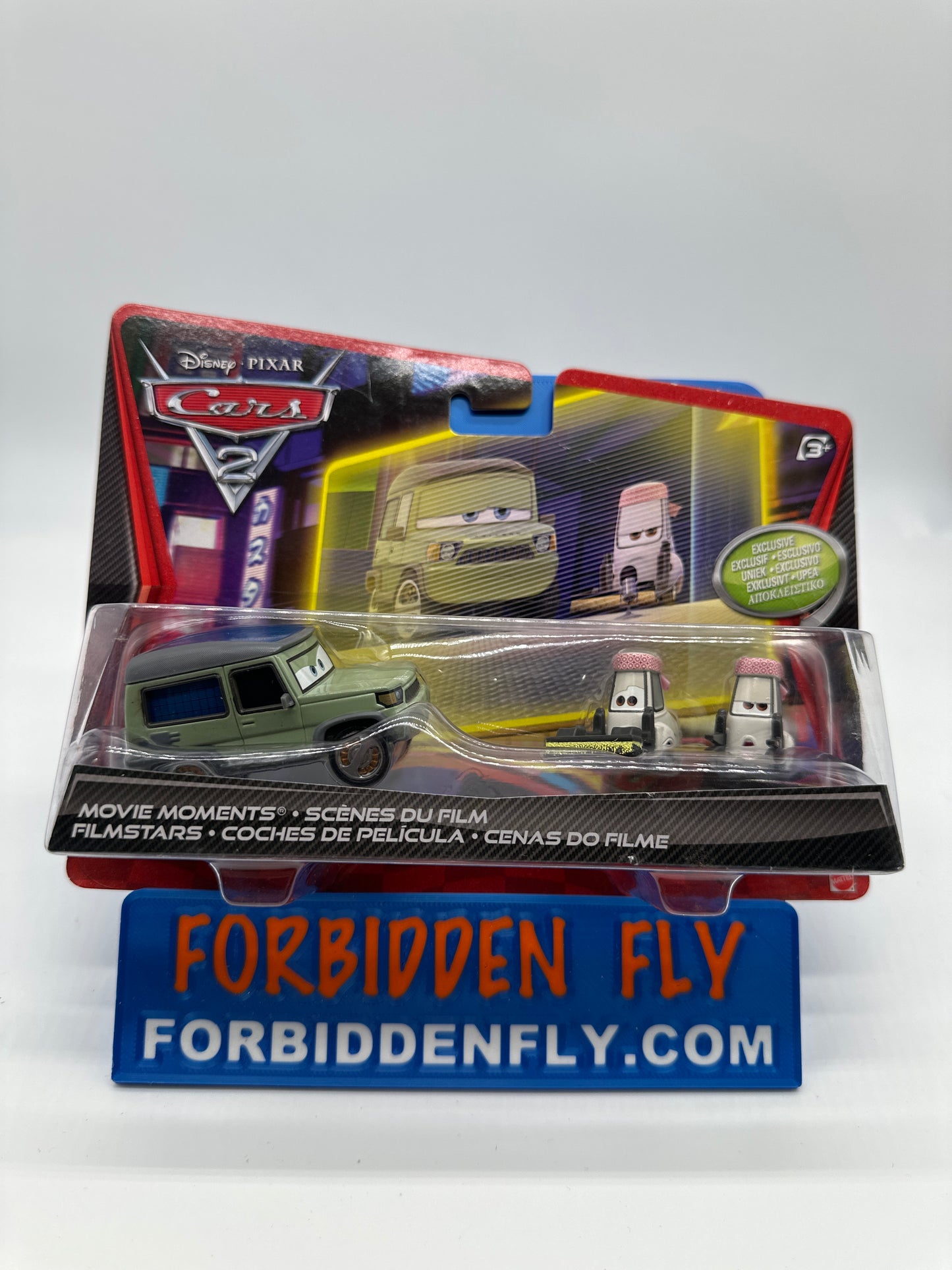 Disney Pixar Cars Movie - Cars 2 Movie Moments (Two) 2 Pack - Miles Axlerod & Tokyo Party Staff