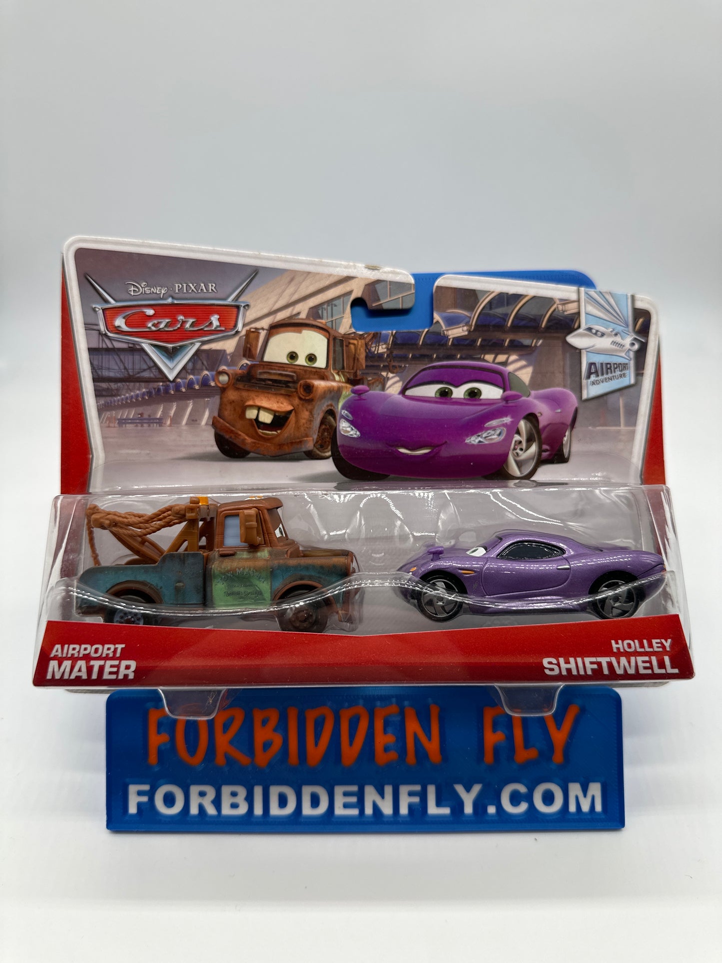 Disney Pixar Cars Movie - Airport Adventure Series Two 2 Pack - Airport Mater & Holley Shiftwell