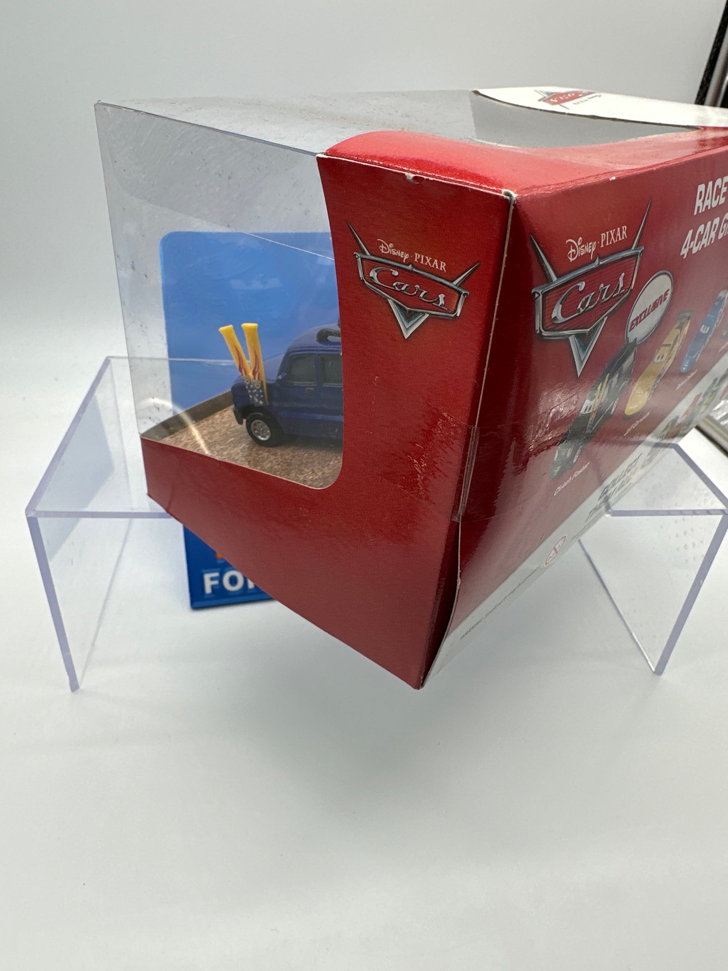 Disney Pixar Cars Movie - Target Exclusive Race Day Fan 4 Car Gift Pack Multipack