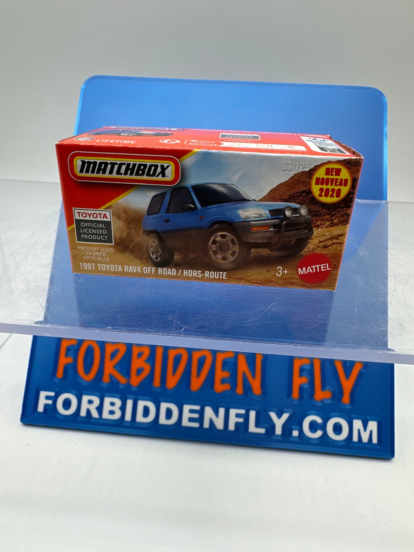 Matchbox Power Grabs 2026 - #33/125 - 1997 Toyota Rav4 Off Road - Blue