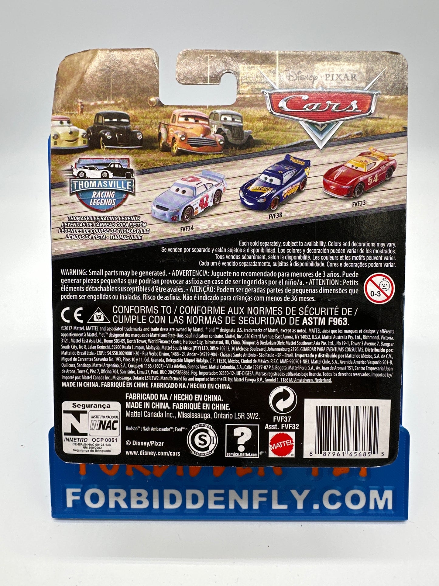 Disney Pixar Cars Movie - Thomasville Racing Legends Tribute Series - #90 Ponchy Wipeout