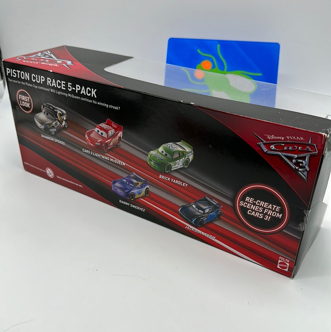 Disney Pixar Cars Movie - Cars 3 Piston Cup & Next Gen - Piston Cup Race 5-Pack