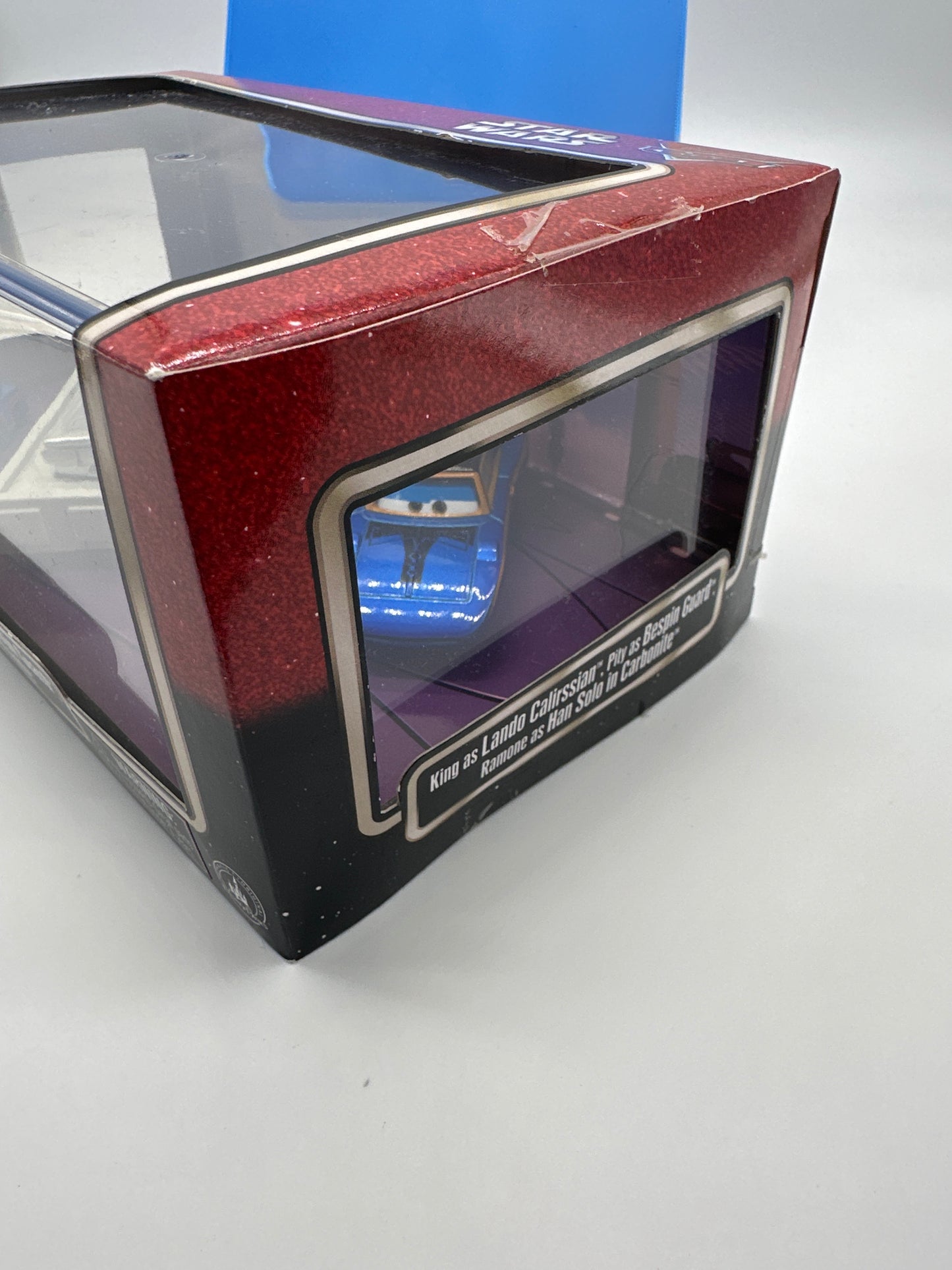 Disney Pixar Cars Movie - Disney Store Parks Exclusive Star Wars Series - King as Lando Calirssian, Pitty as Bespin Guard, and Ramone as Han Solo in Carbonite