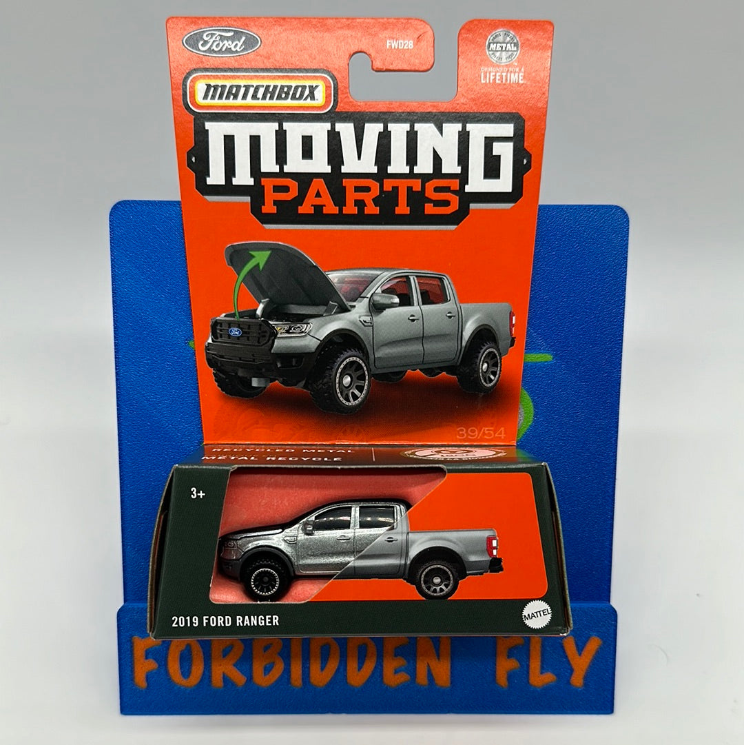 Matchbox Moving Parts Series - Silver 2019 Ford Ranger