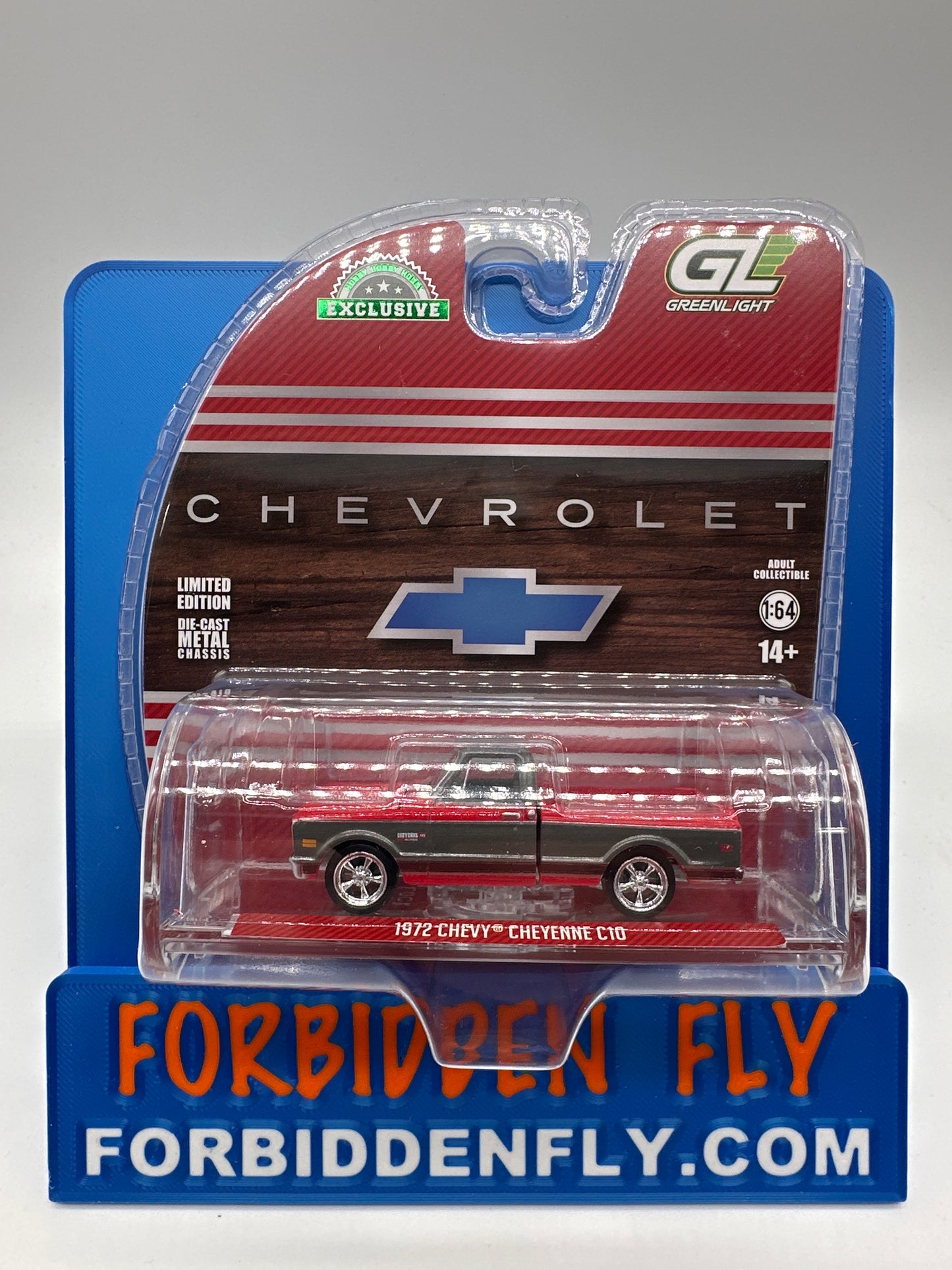 GreenLight - 2025 Hobby Exclusive - #30547 - 1972 Chevy Cheyenne C10 - Red - Regular Edition