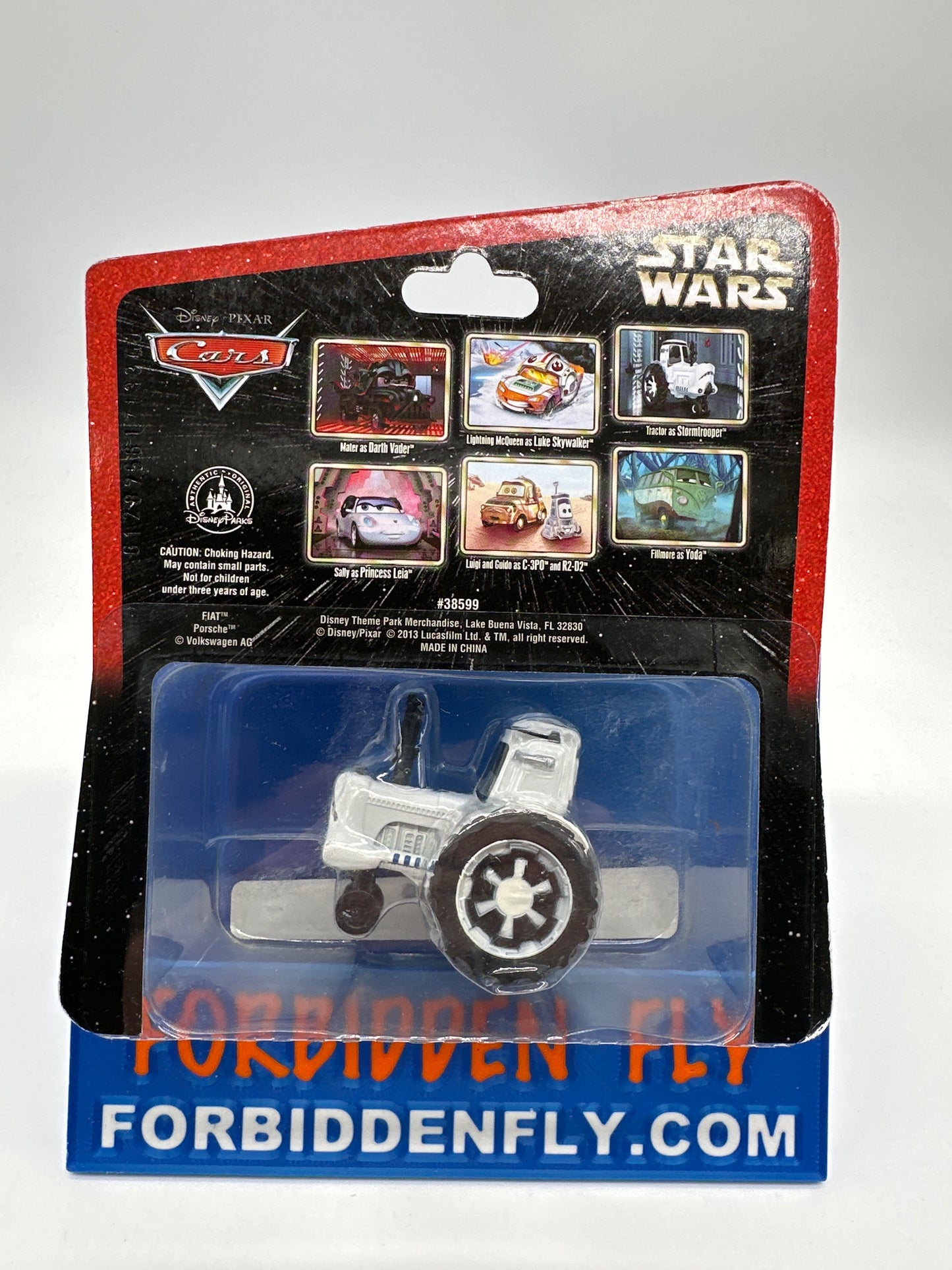 Disney Pixar Cars Movie - Disney Store Parks Exclusive Star Wars Series - Tractor as Stormtrooper