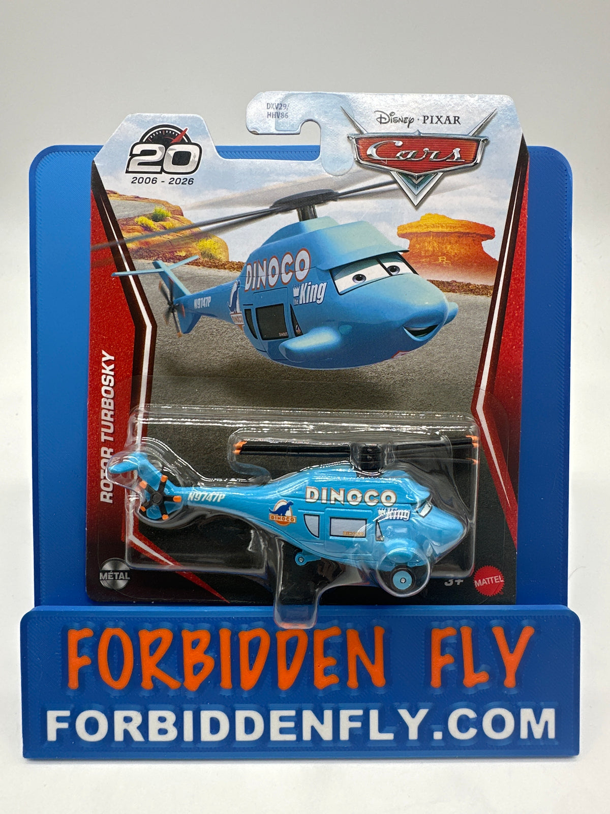 Disney Pixar Cars Movie - 20 Year Anniversary Release - Rotor Turbosky