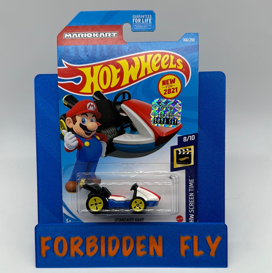 Hot Wheels Mainline - Factory Stickered 2021 - Nintendo MarioKart Standard Kart