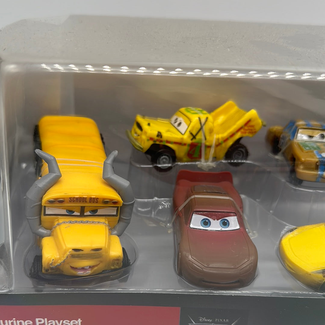 Disney Pixar Cars Movie - Disney Parks Store Exclusive Cars 3 - Thunder Hollow Demo Derby Six Car Figurine Set