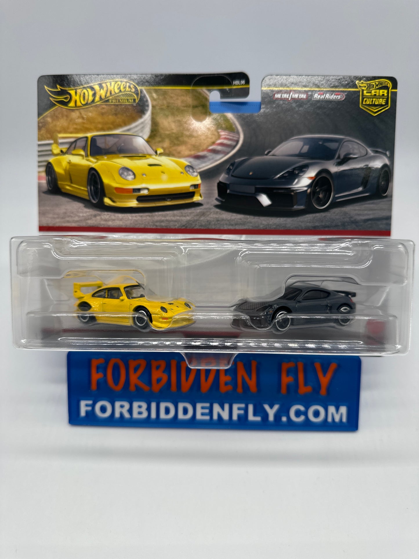 Hot Wheels Car Culture - Target Exclusive Premium 2 Pack - Porsche 993 GT2 & Porsche 718 Cayman GT4