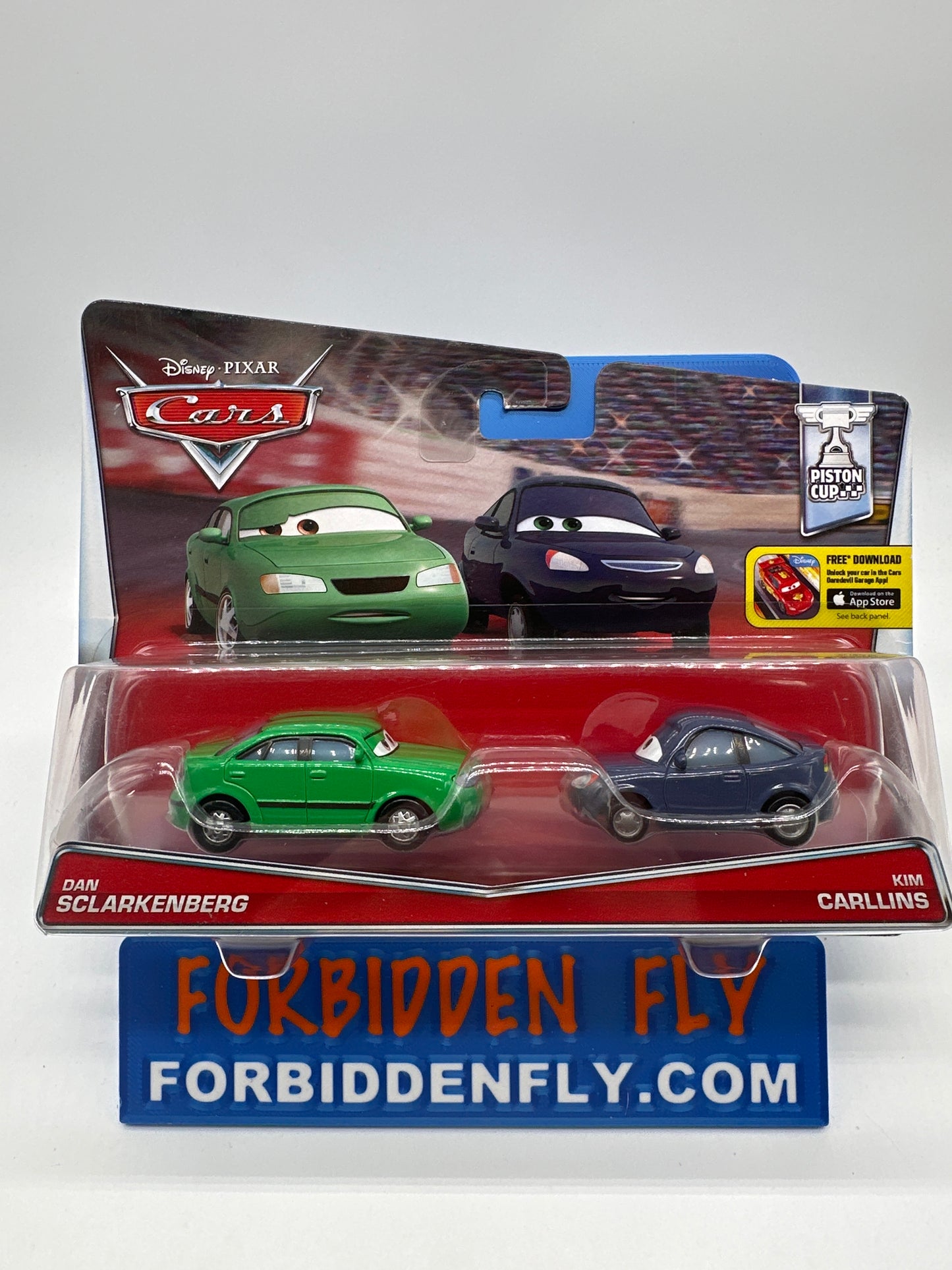 Disney Pixar Cars Movie - Piston Cup Series (Two) 2 Pack - Dan Sclarkenberg & Kim Carllins