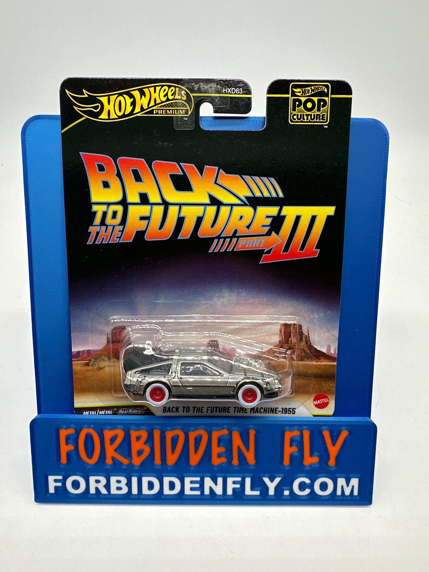 Hot Wheels Premium - Pop Culture 2026 Single - Back To The Future III - Time Machine 1955