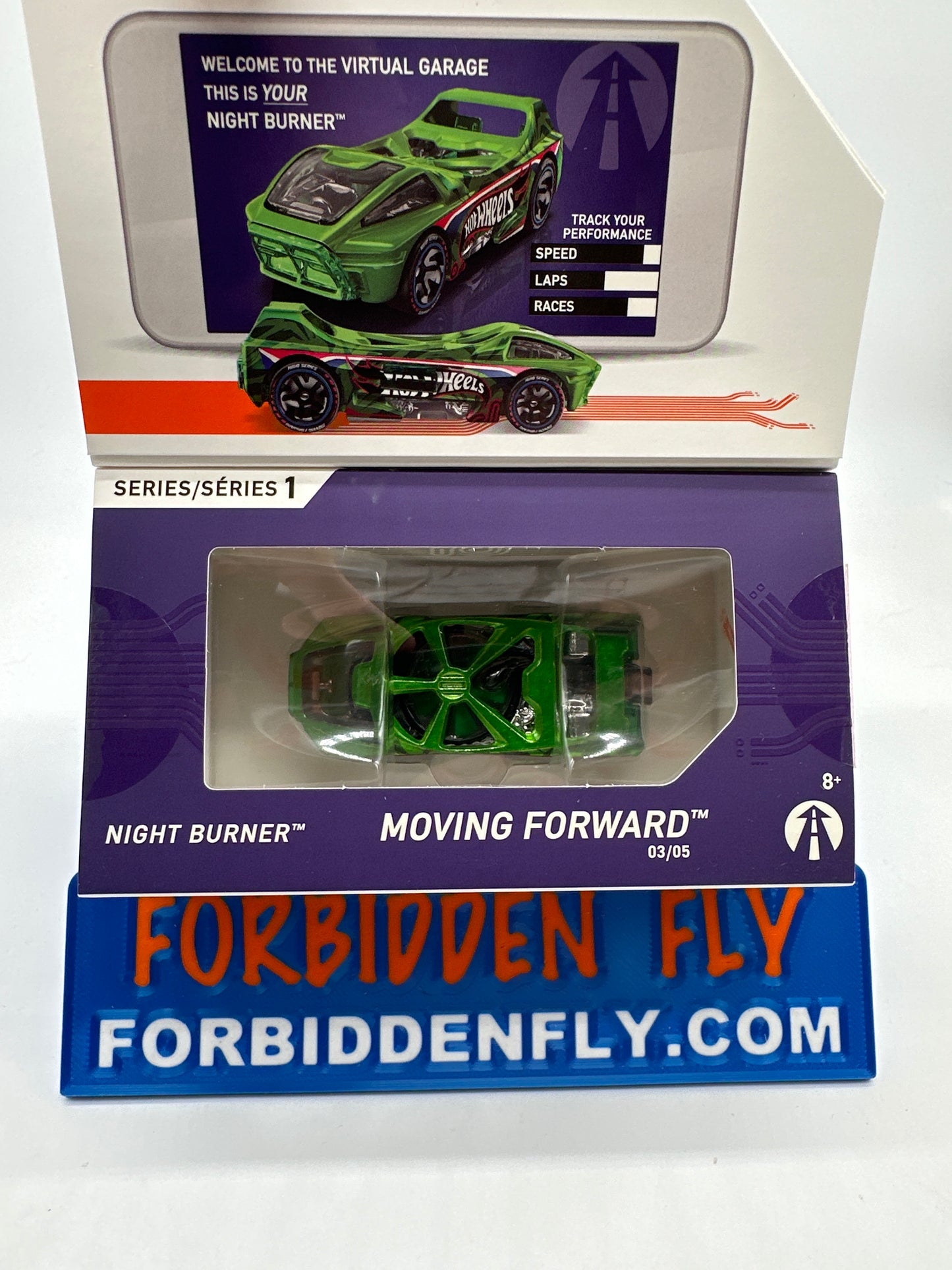 Hot Wheels Boxed Series 1 ID Car - Moving Forward - Night Burner