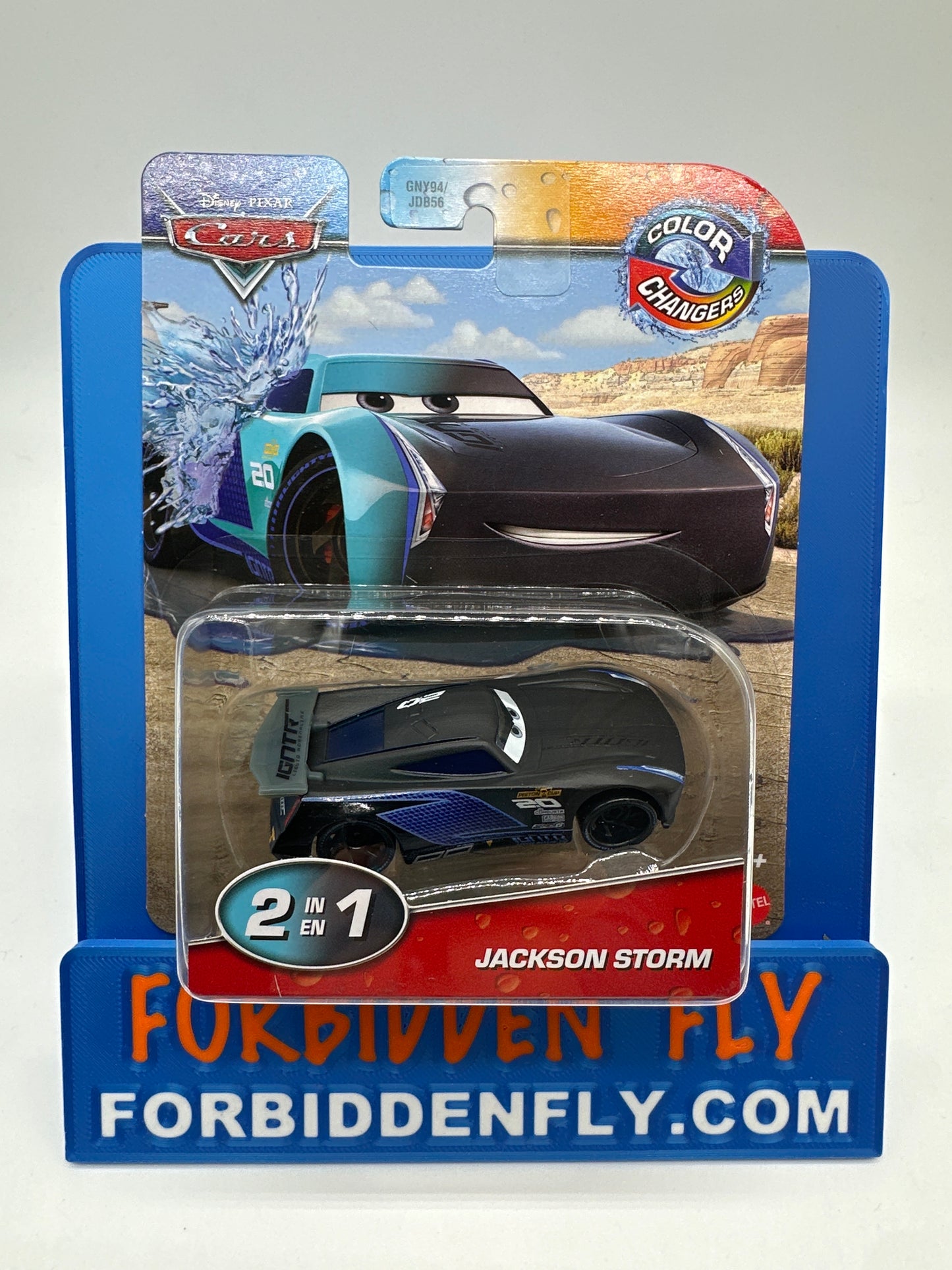 Disney Pixar Cars Movie - Color Changers - Jackson Storm - Black to Teal