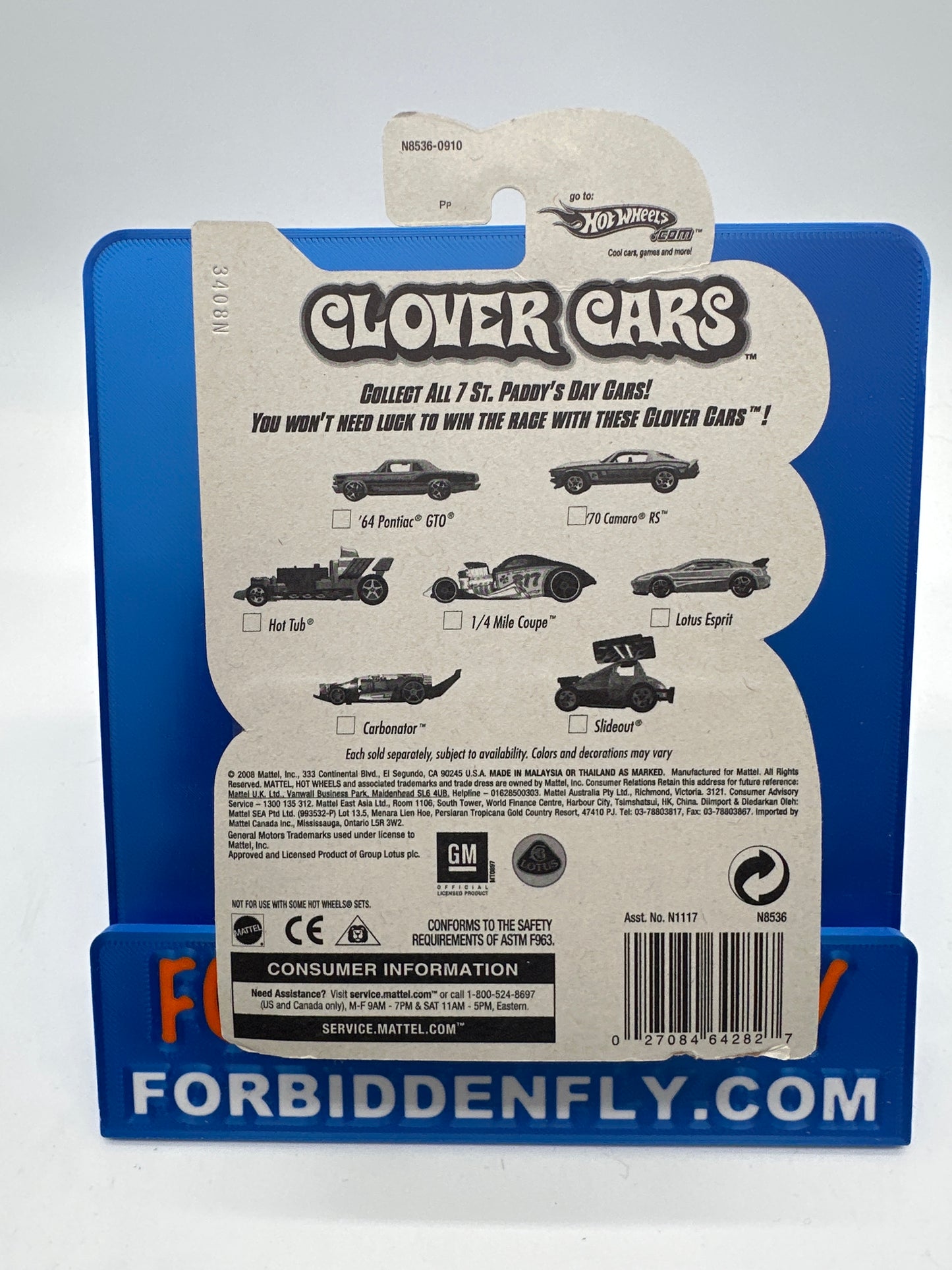 Hot Wheels - 2009 St. Patrick’s Day Clover Cars Series - Complete Set of 7