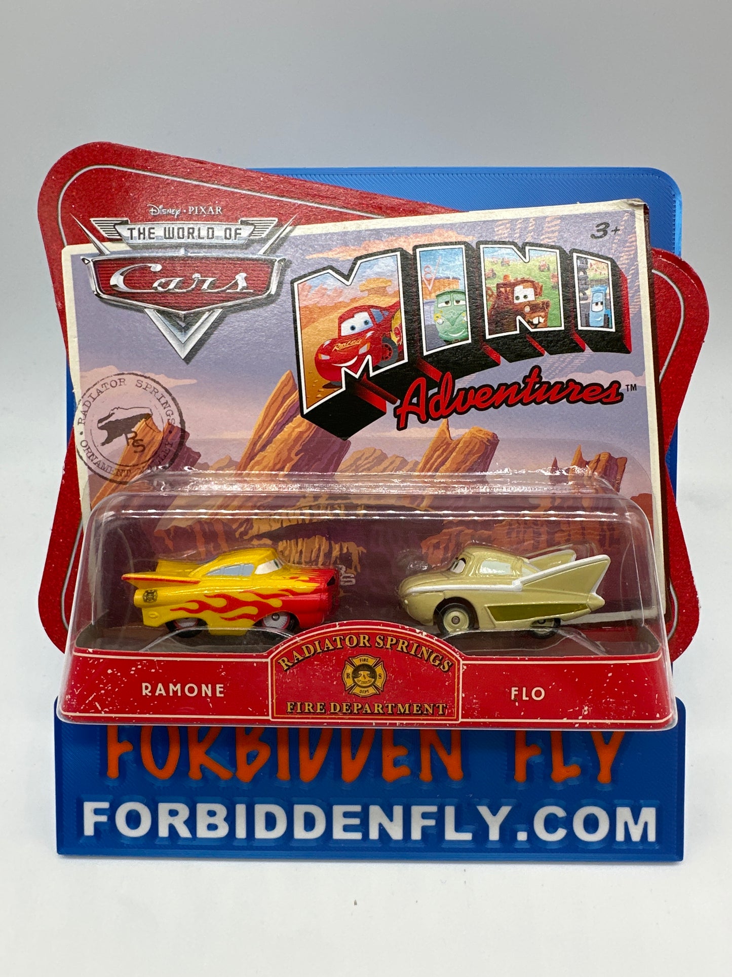 Disney Pixar Cars Movie - Mini Adventures Two Pack - Radiator Springs Fire Department Ramone & Flo