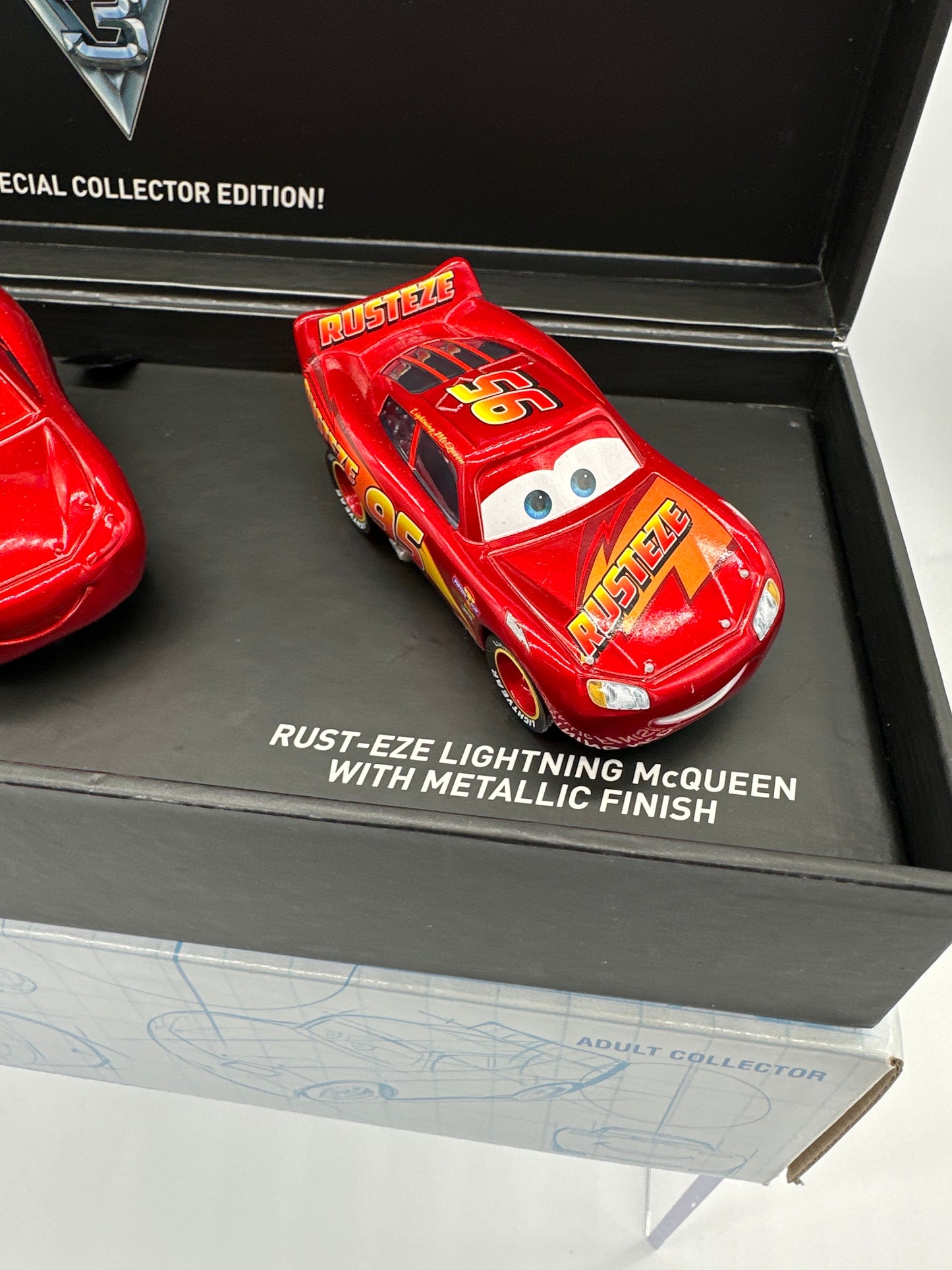 Disney Pixar Cars Movie - 2017 SDCC Comic Con Exclusive - Cars 3 The Making of Lightning McQueen Diecast