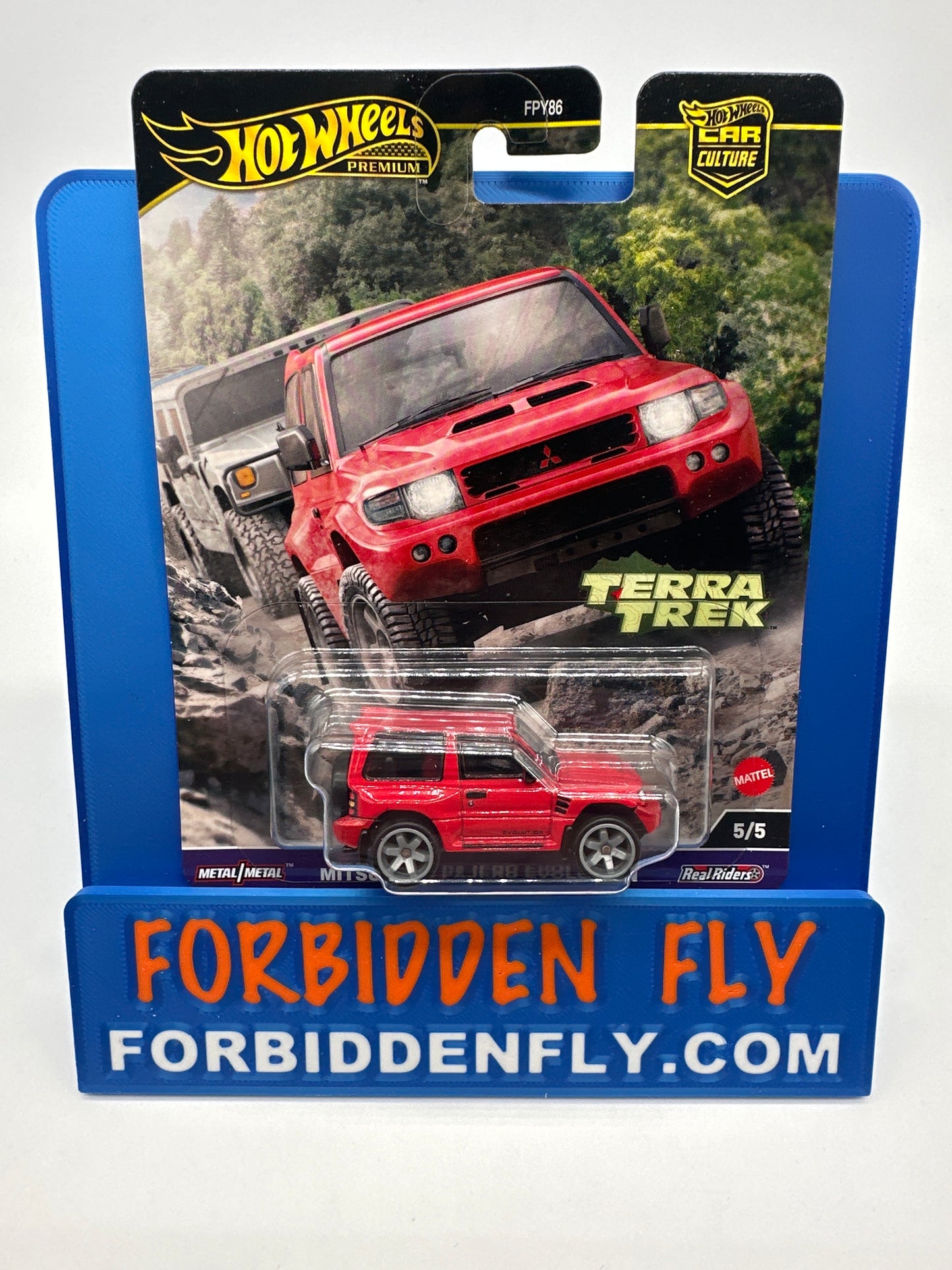 Hot Wheels Car Culture Premium - 2024 Terra Trek Series Single - # 5/5 - Mitsubishi Pajero Evolution