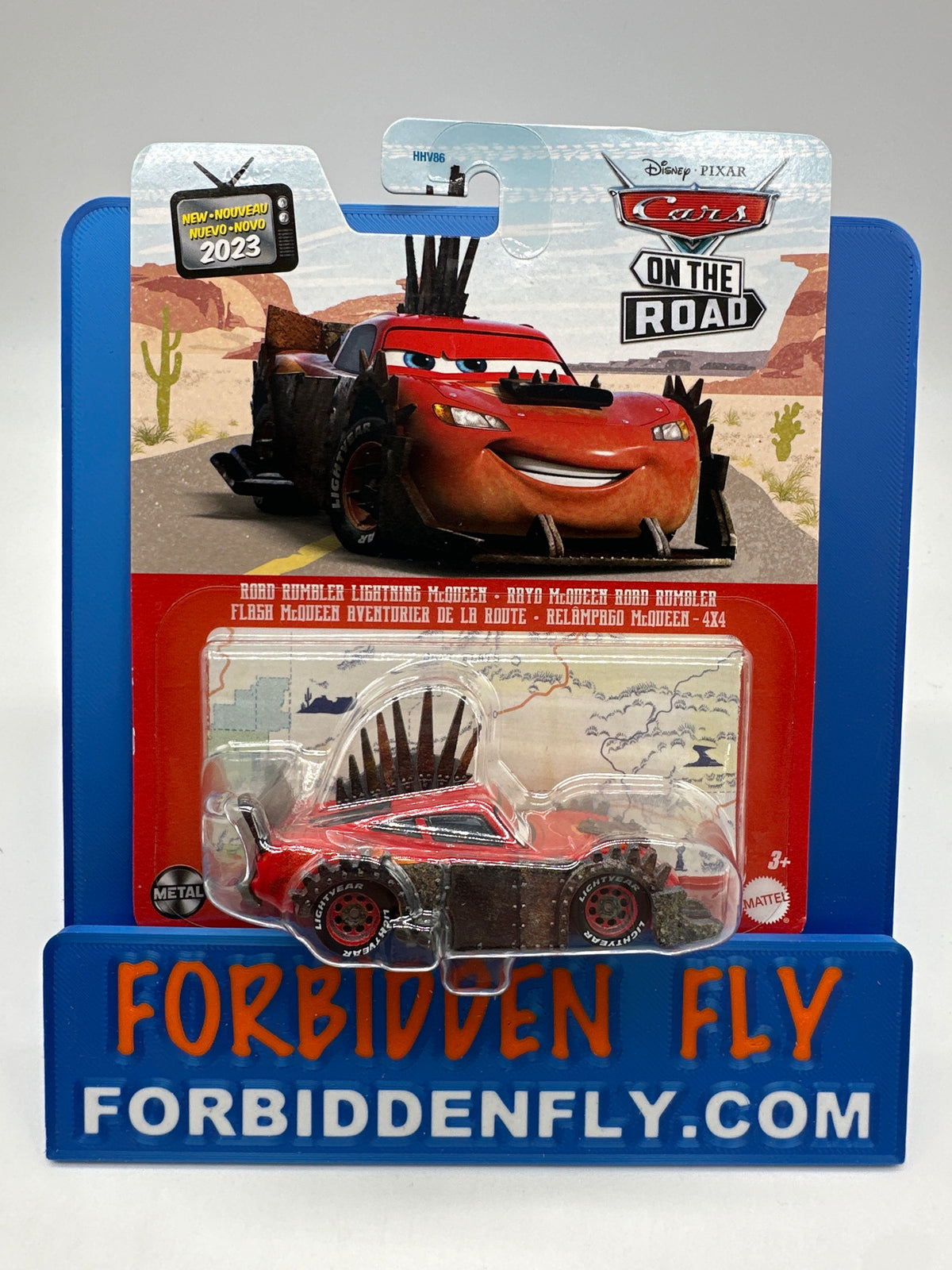 Disney Pixar Cars - On The Road - Road Rumbler Lightning McQueen