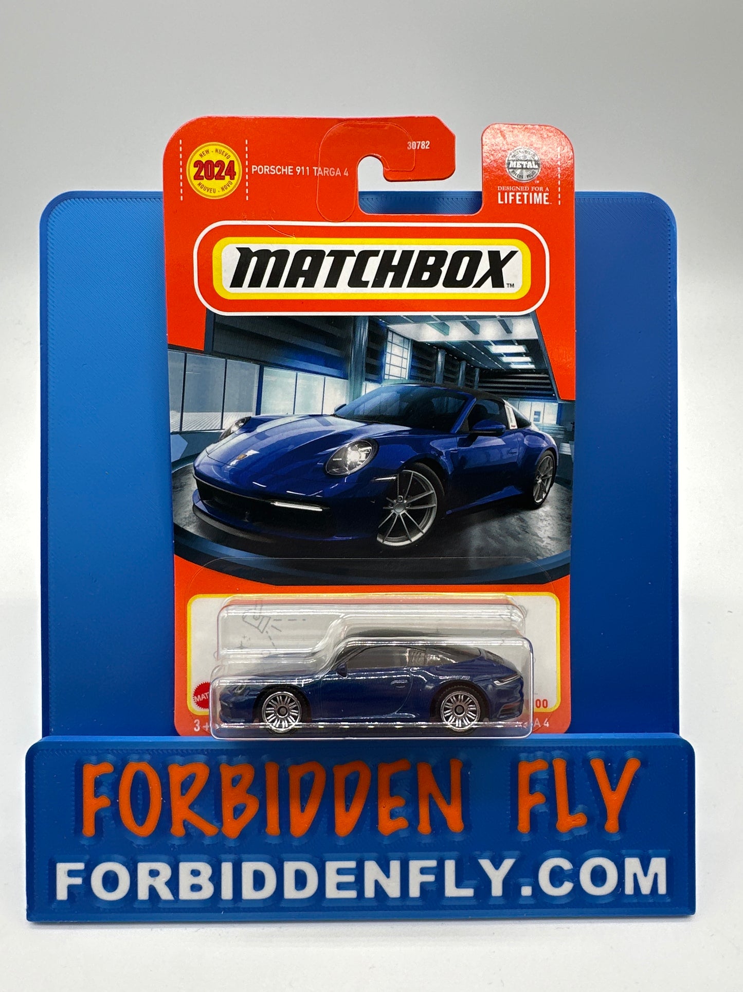 Matchbox - 2024 Mainline #60/100 - Porsche 911 Targa 4 - Blue