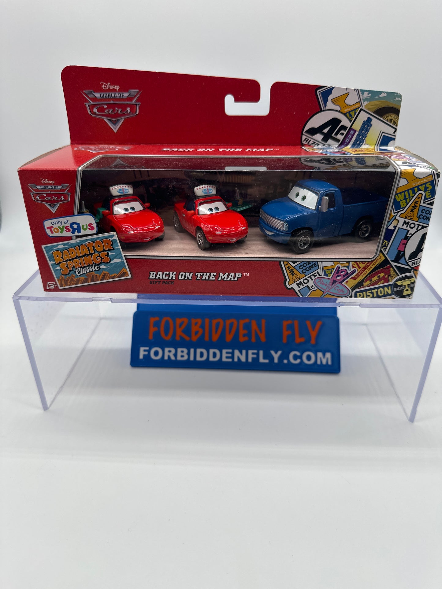 Disney Pixar Cars Movie - Toys R Us Exclusive Radiator Springs Classic Series - Back on the Map 3 Car Gift Pack Set