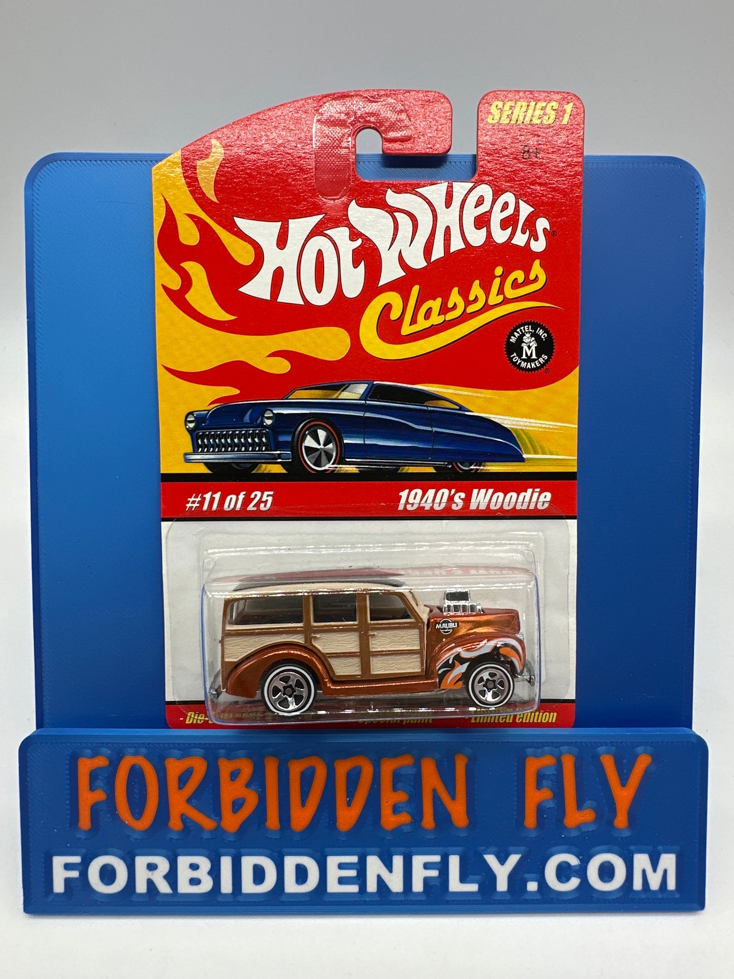 Hot Wheels Classics - Series 1 #11 of 25 - Orange 1940’s Woodie