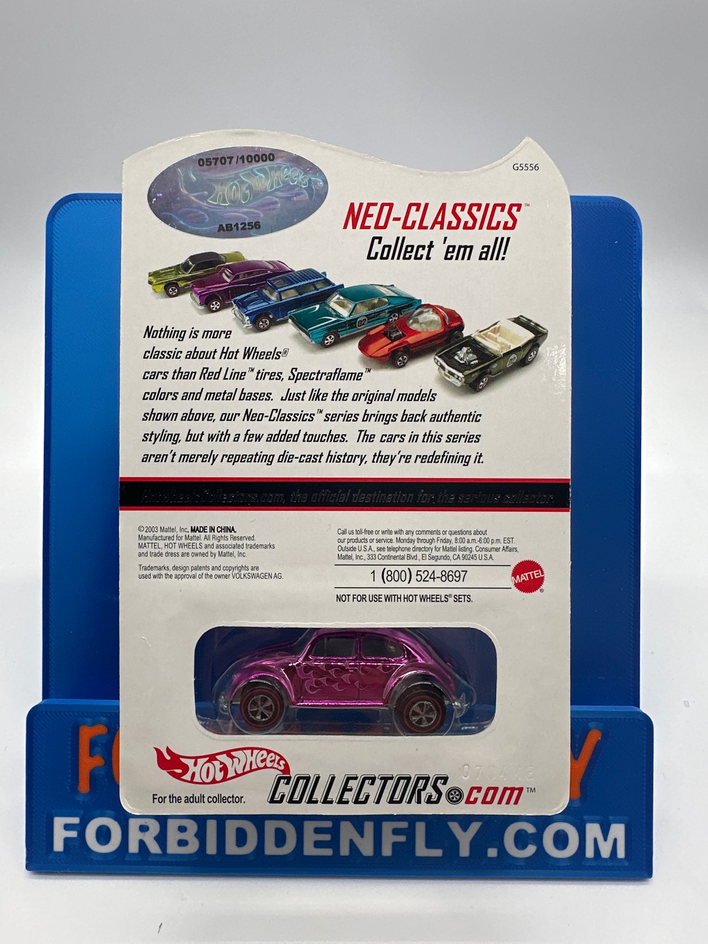 Hot Wheels 2004 RLC Red Line Club - Neo Classics - Pink VW Volkswagen Bug