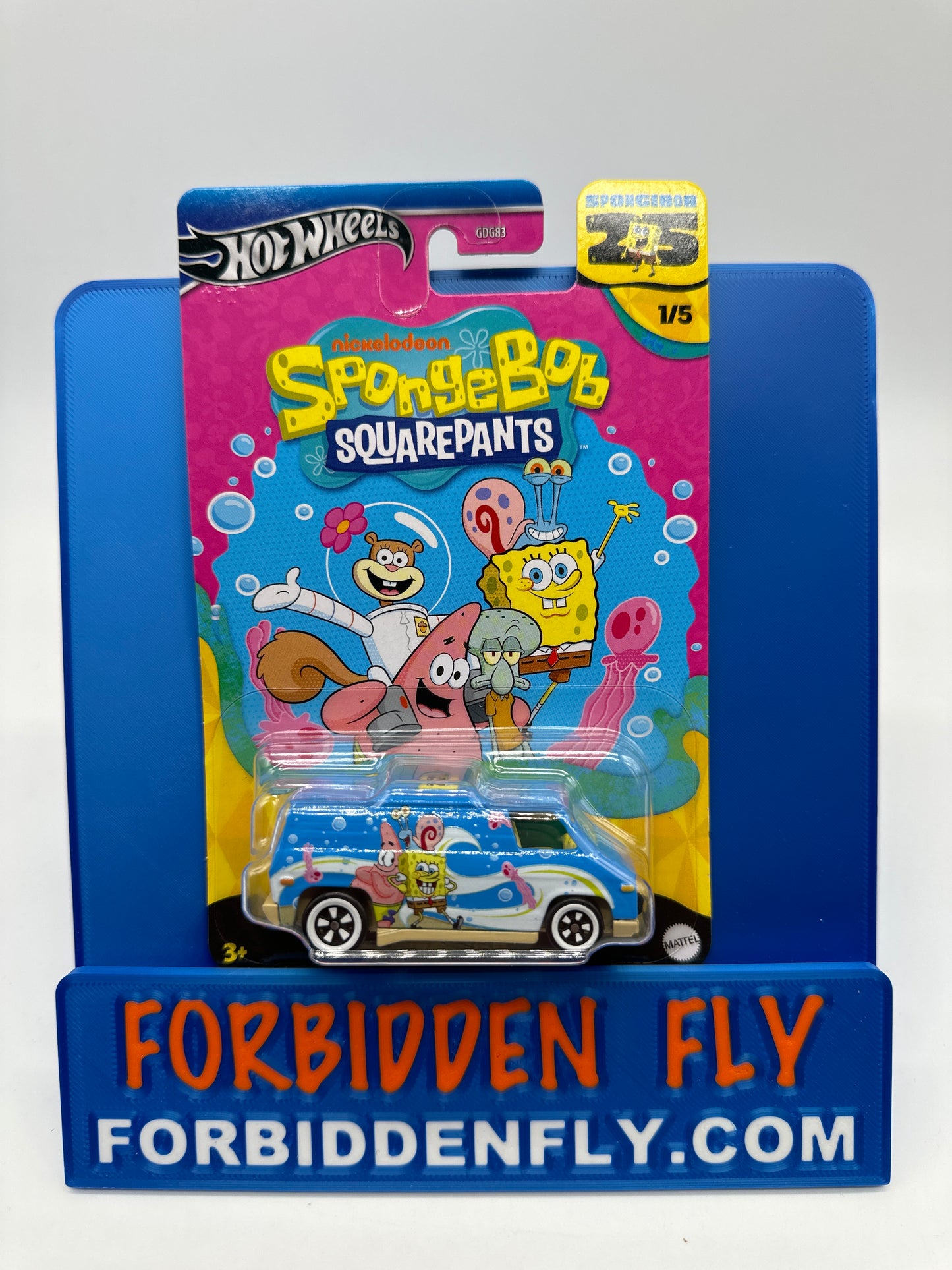 Hot Wheels 2024 Walmart Exclusive SpongeBob Squarepants Set of 5