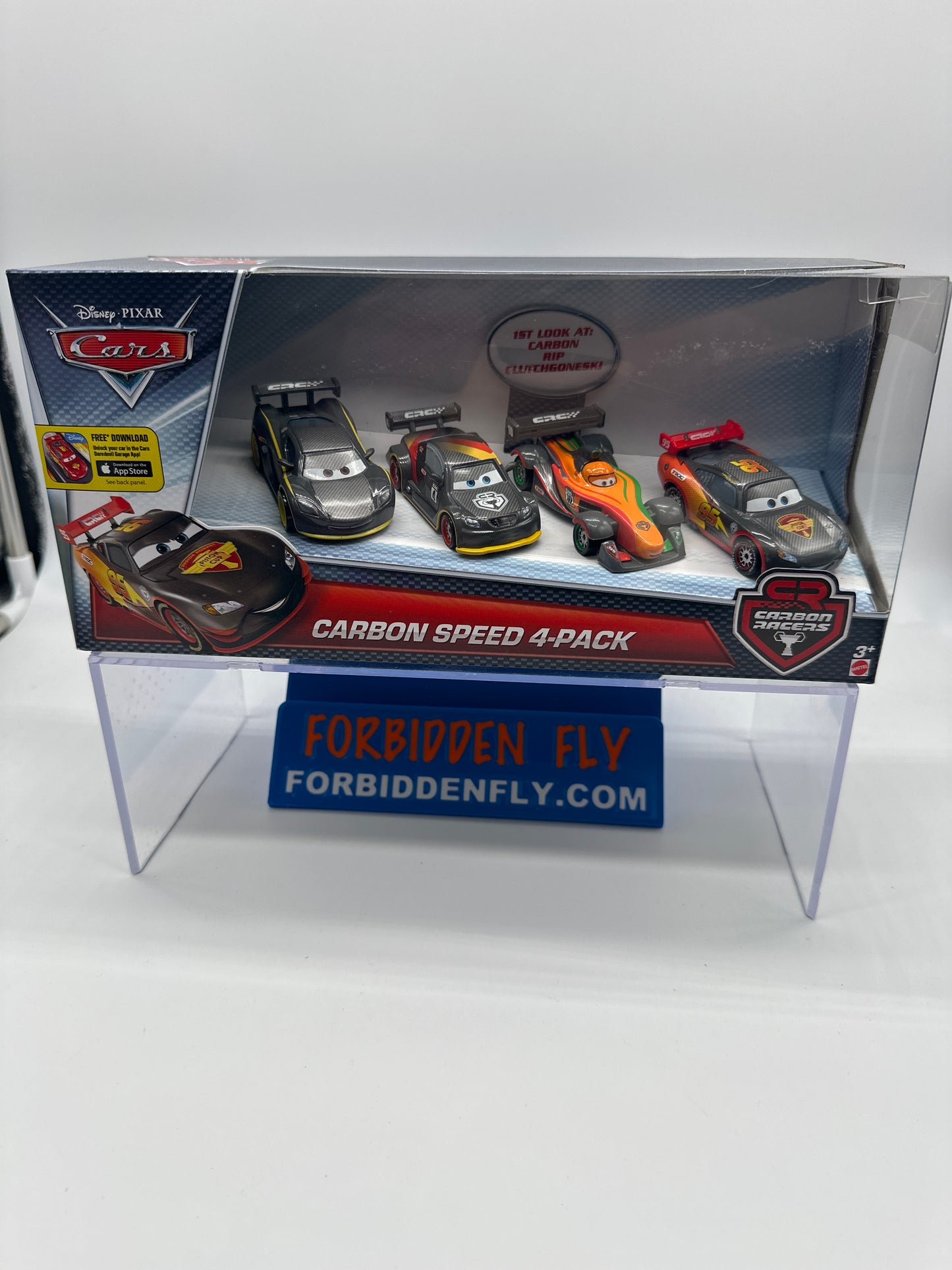 Disney Pixar Cars Movie - Carbon Racers Series - Carbon Speed 4 Car Gift Pack Set