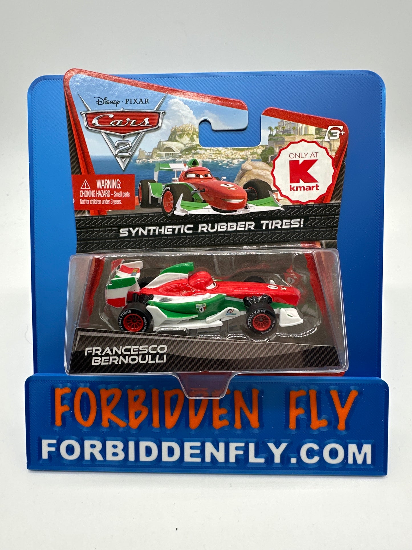 Disney Pixar Cars Movie - K Mart Exclusive - Francesco Bernoulli with Synthetic Rubber Tires