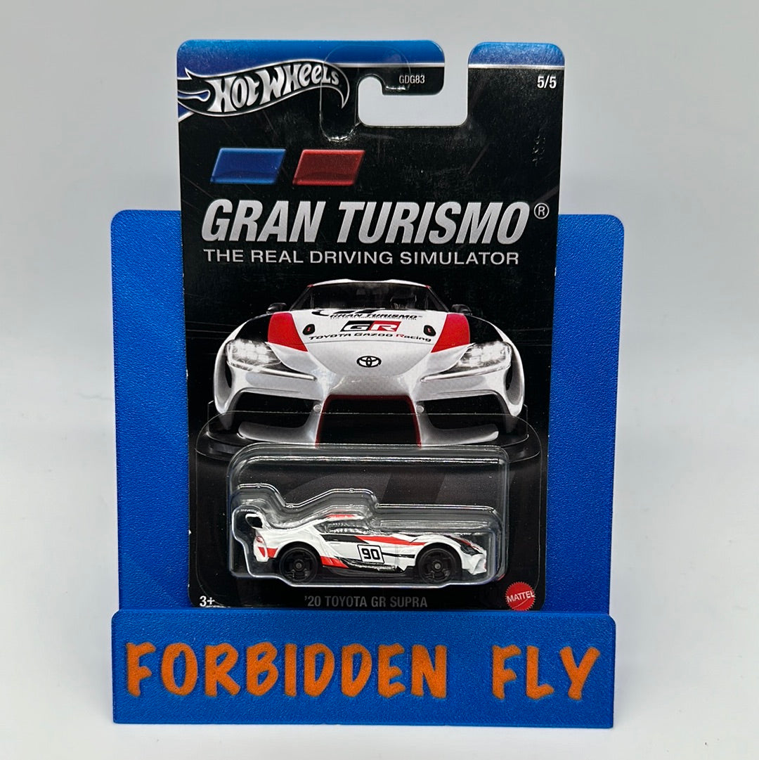 Hot Wheels Wal Mart Exclusive - 2024 Gran Turismo Series #5/5 - ‘20 Toyota GR Supra - White