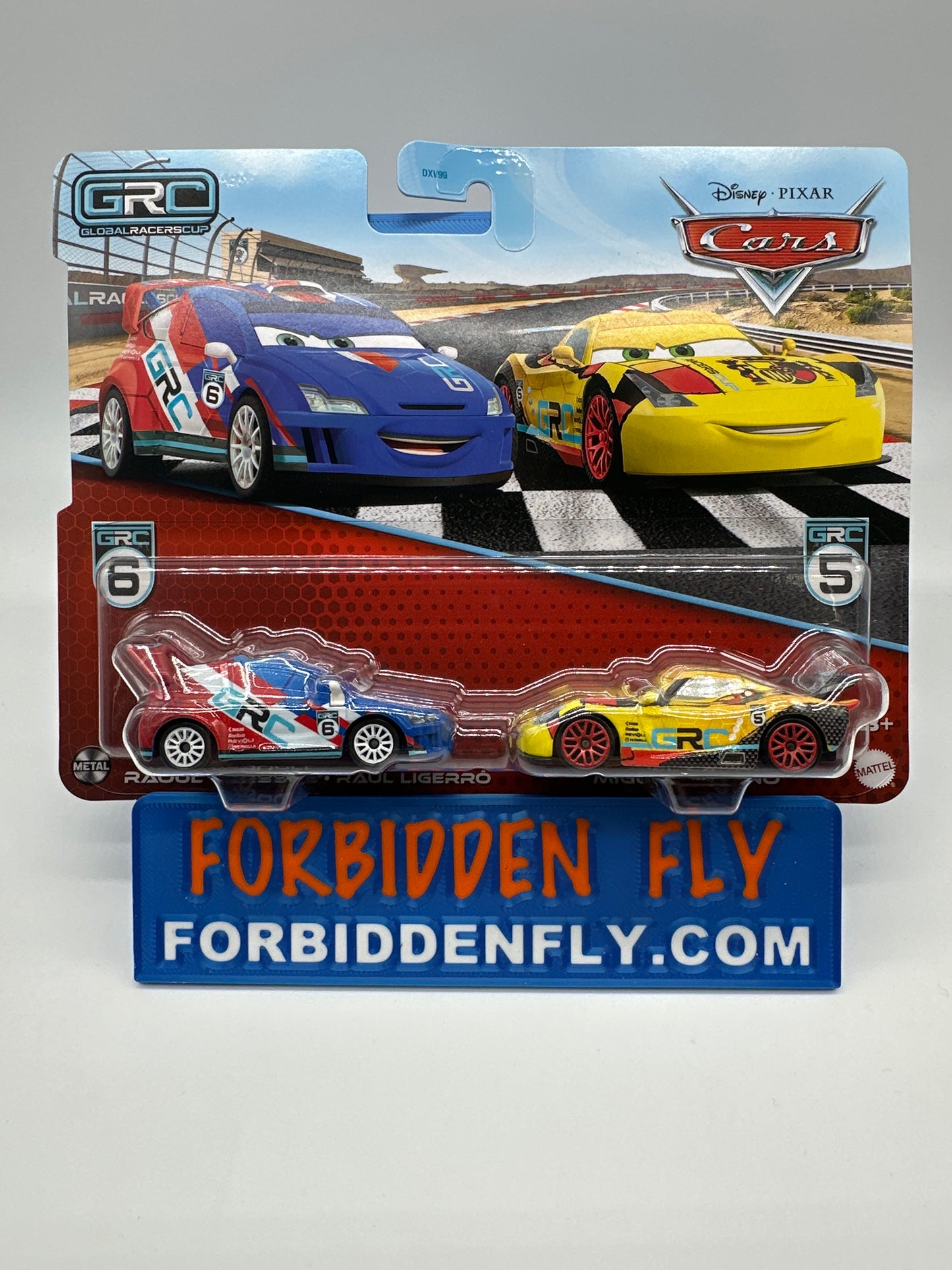 Disney Pixar Cars - 2024 Release GRC Global Racers Cup Series - Two 2 Pack Raoul Caroule and Miguel Camino