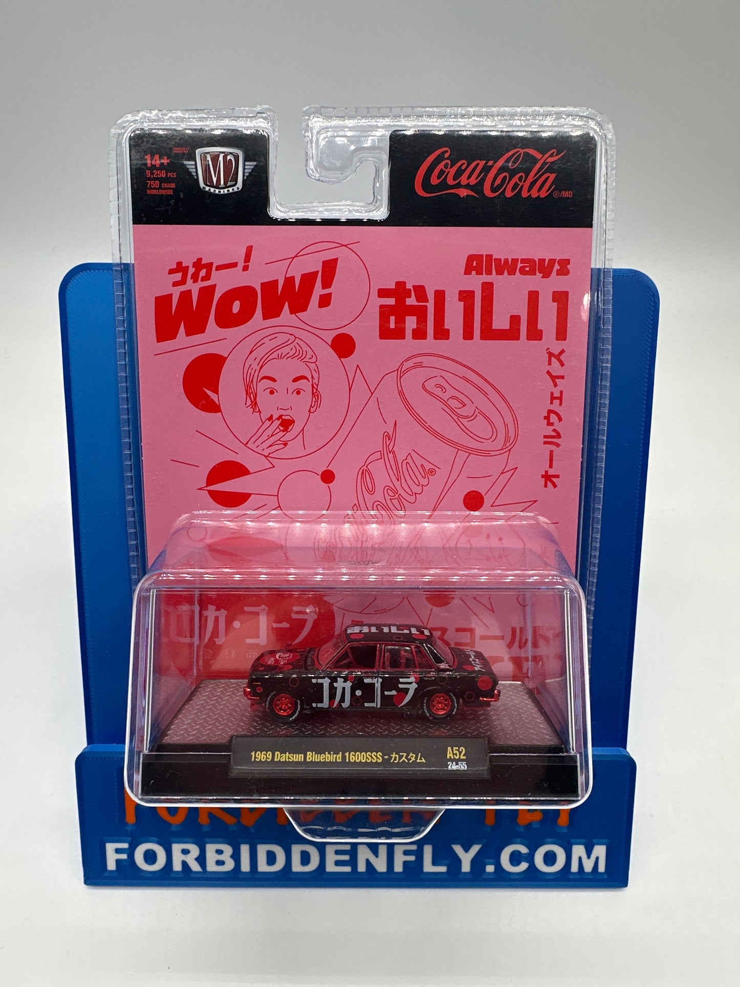 M2 Machines Acrylic Boxed Car - Coca Cola Series A52 - 1969 Datsun Bluebird 1600SSS - Chase