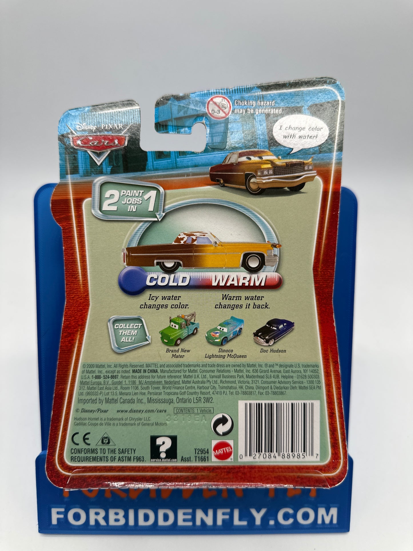 Disney Pixar Cars Movie - 2009 Color Changers - Brown to Gold Tex Dinoco