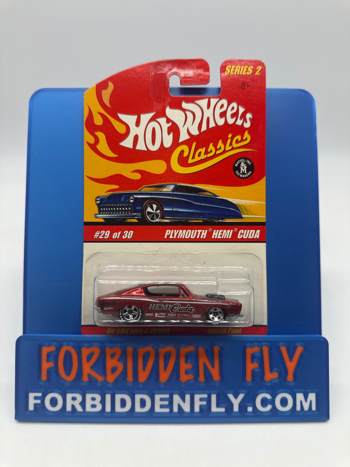 Hot Wheels Classics - Series 2 #29 of 30 - Red Plymouth Hemi Cuda