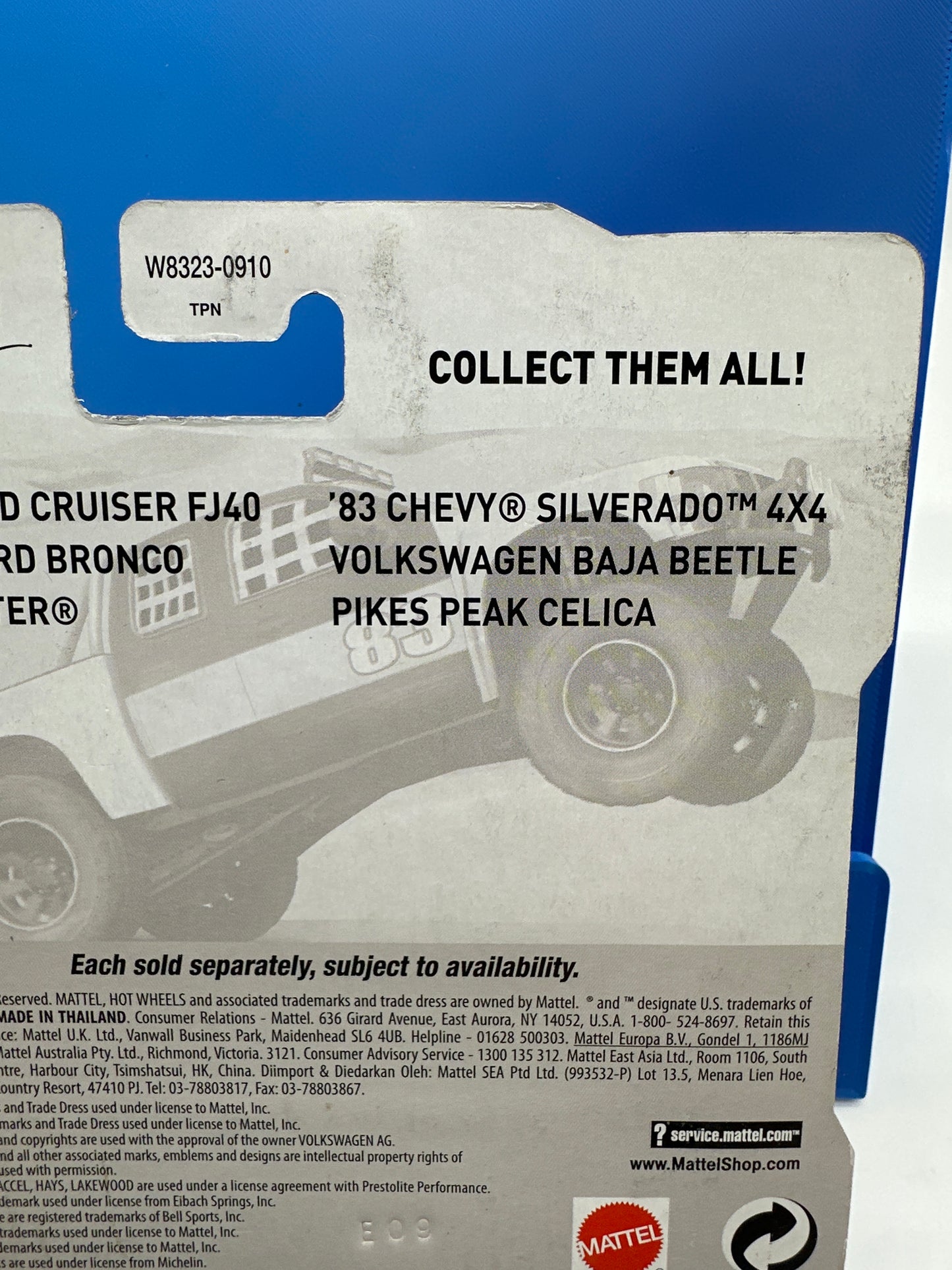 Hot Wheels Racing - 2012 Offroad Premium Series - ‘83 Chevy Silverado 4x4