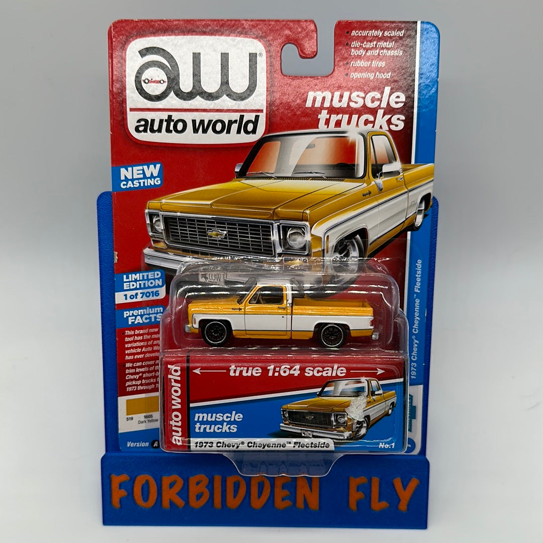 Auto World Muscle Trucks Series - Release 2 - 1973 Chevy Cheyenne Fleetside - Version A