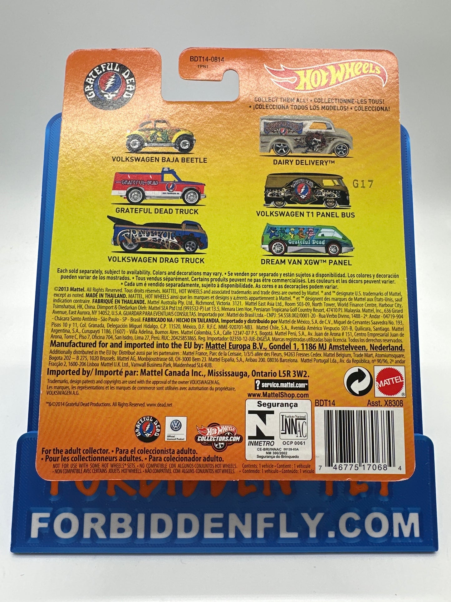 Hot Wheels Premium - Pop Culture Grateful Dead Series Single - Volkswagen Drag Truck