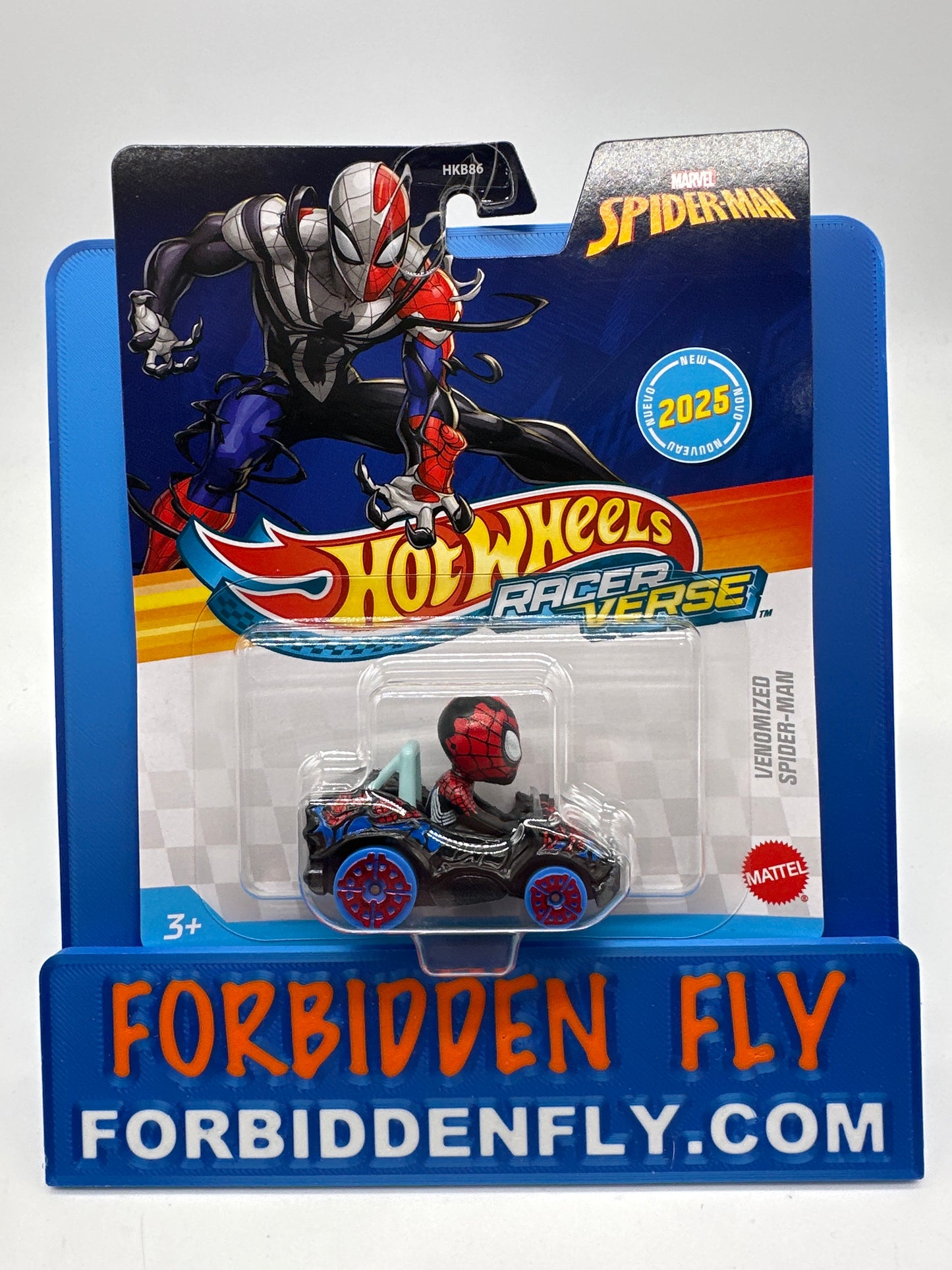 Hot Wheels - 2025 Racer Verse - Marvel Spider-Man Series - Venomized Spider-Man