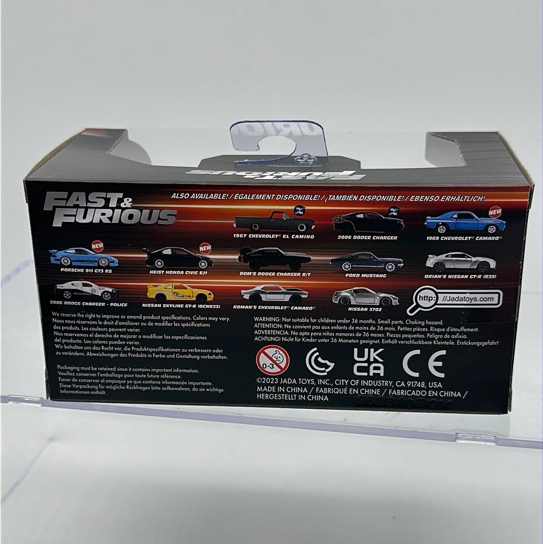 Jada 1:32 Scale - Fast & Furious - Brian’s Blue Nissan GT-R (BNR34)