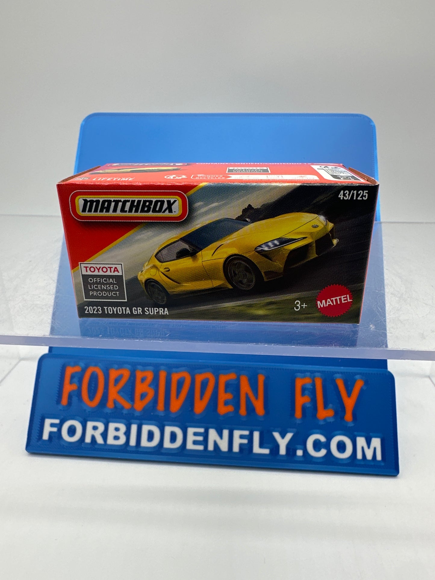 Matchbox Power Grabs 2025 - #43/125 - 2023 Toyota GR Supra - Yellow