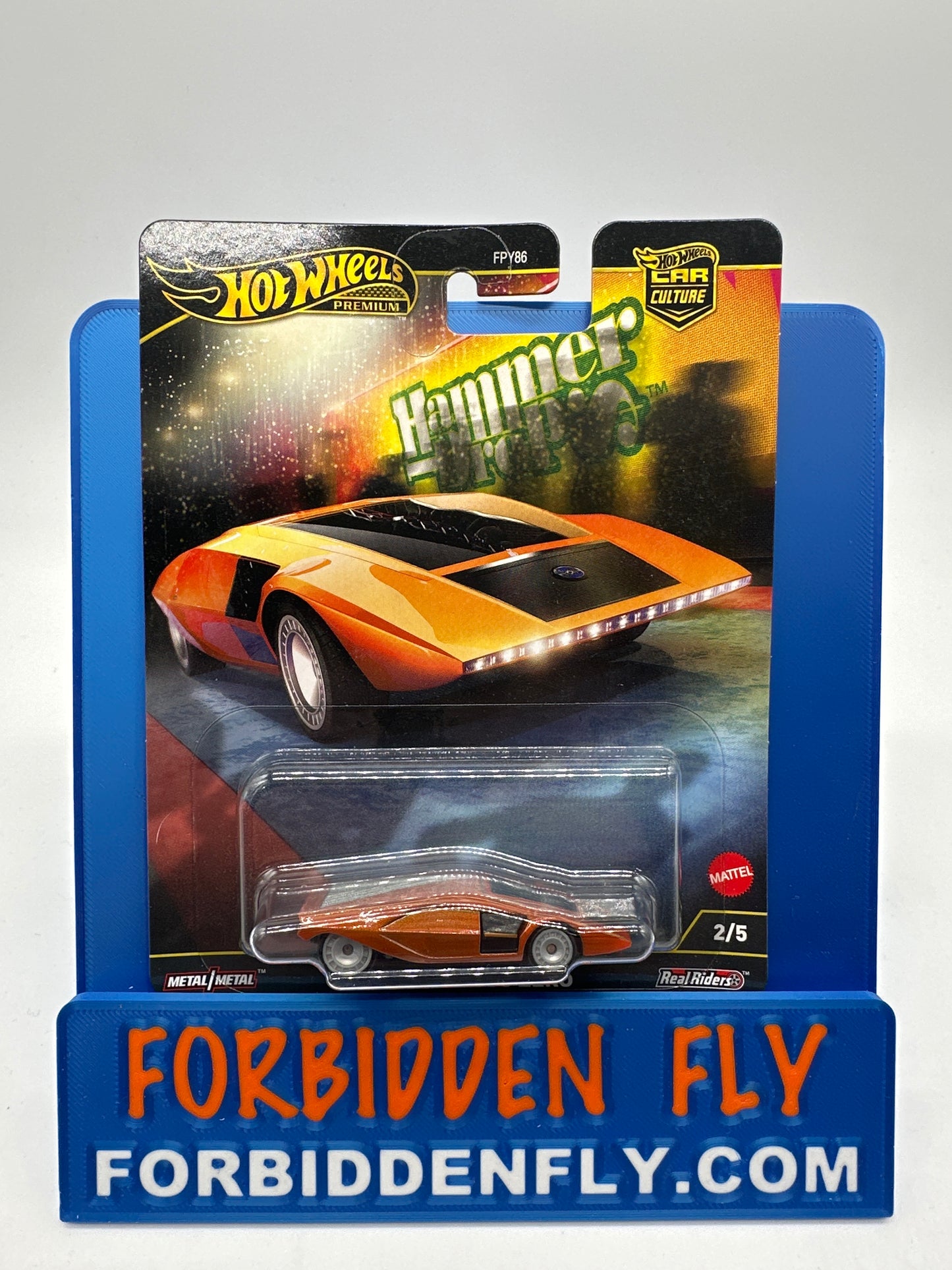 Hot Wheels Car Culture Premium - 2025 Hammer Drop Series Single - #2/5 - Lancia Stratos Zero