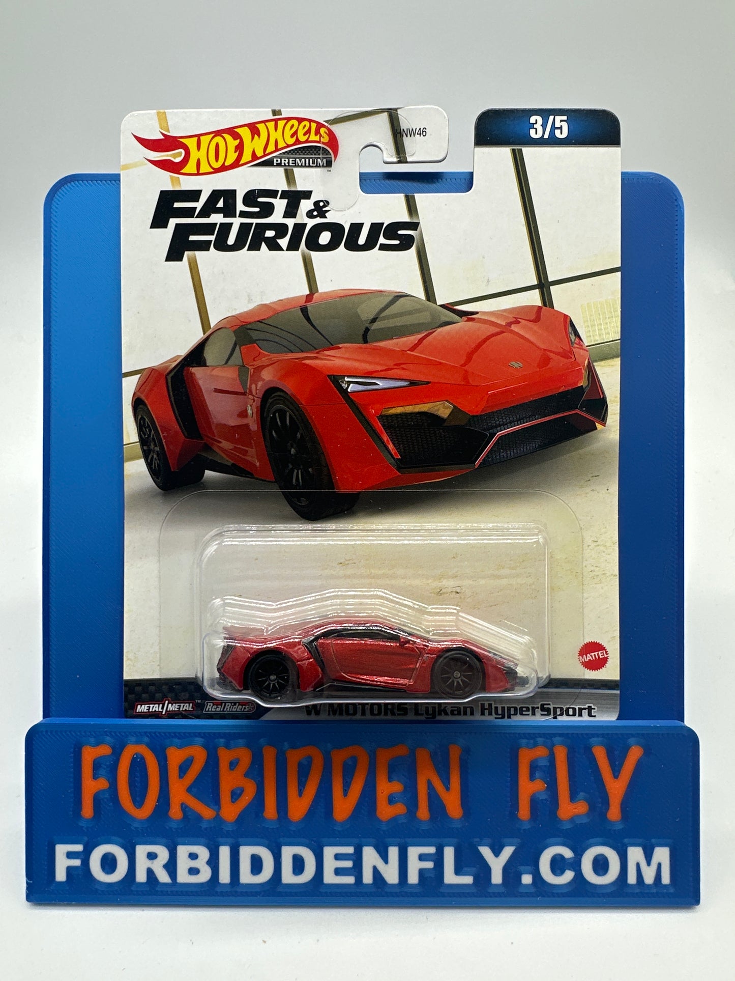 Hot Wheels Premium - Retro Entertainment Fast & Furious 2023 Mix B Single - #3/5 - W Motors Lykan HyperSport