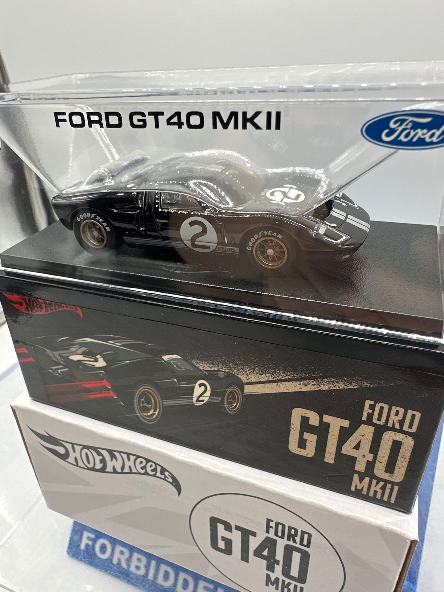 Hot Wheels RLC Red Line Club - 2025 Release - Ford GT40 MKII - Black