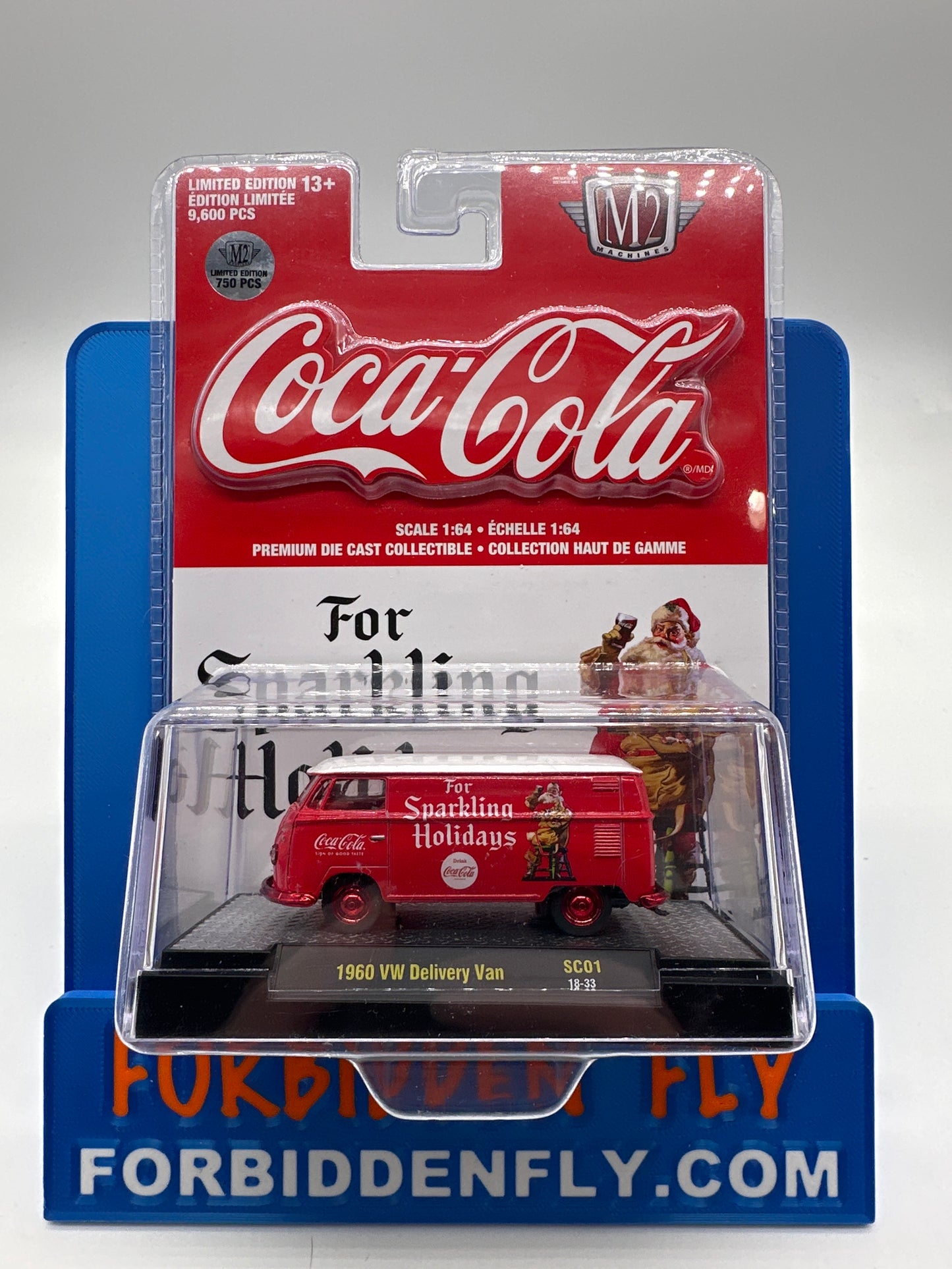 M2 Machines Acrylic Boxed Car - Coca Cola Series SC01 - 1960 VW Delivery Van - Chase