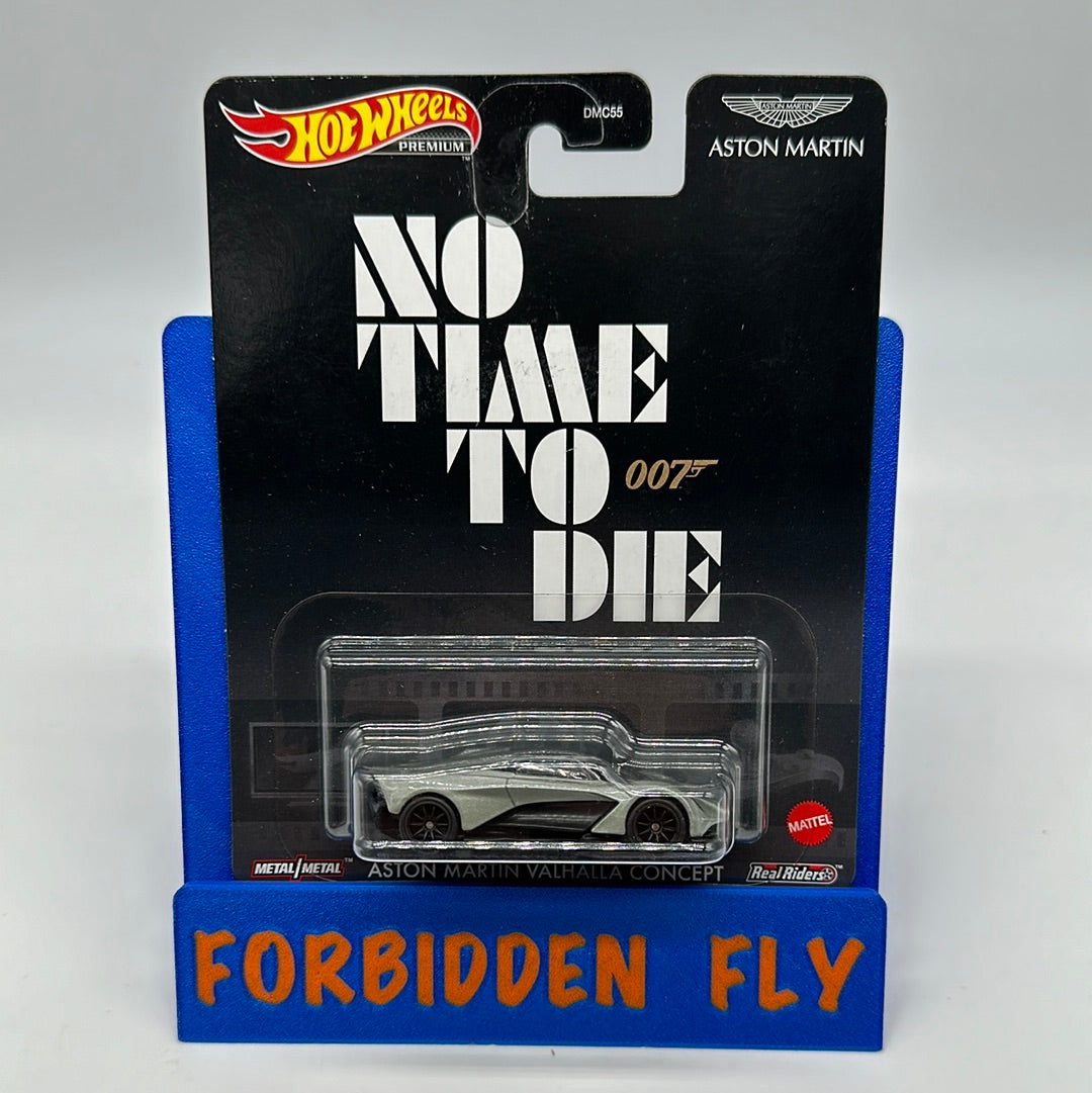 Hot Wheels 2021 Retro Entertainment Premium Single - No Time To Die 007 Movie - Aston Martin Valhalla Concept