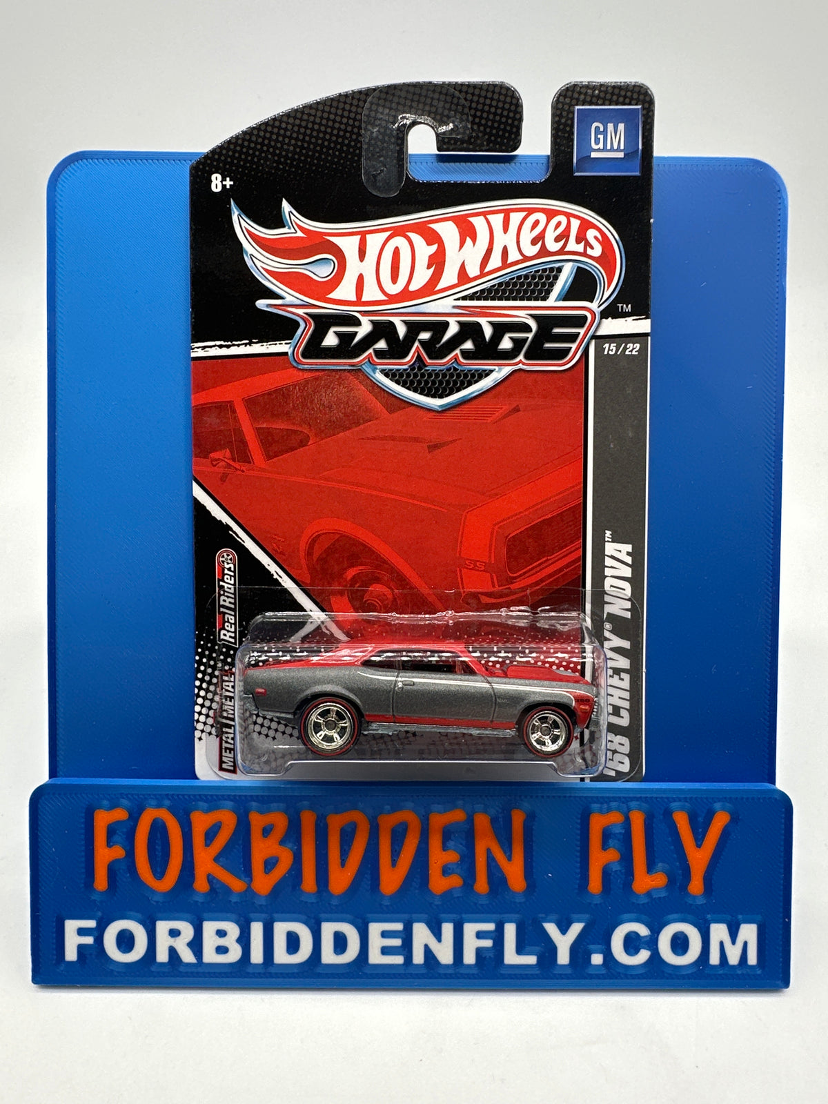Hot Wheels Premium - HW Garage Series (GM) - Gray ‘68 Chevy Nova (#15/22)