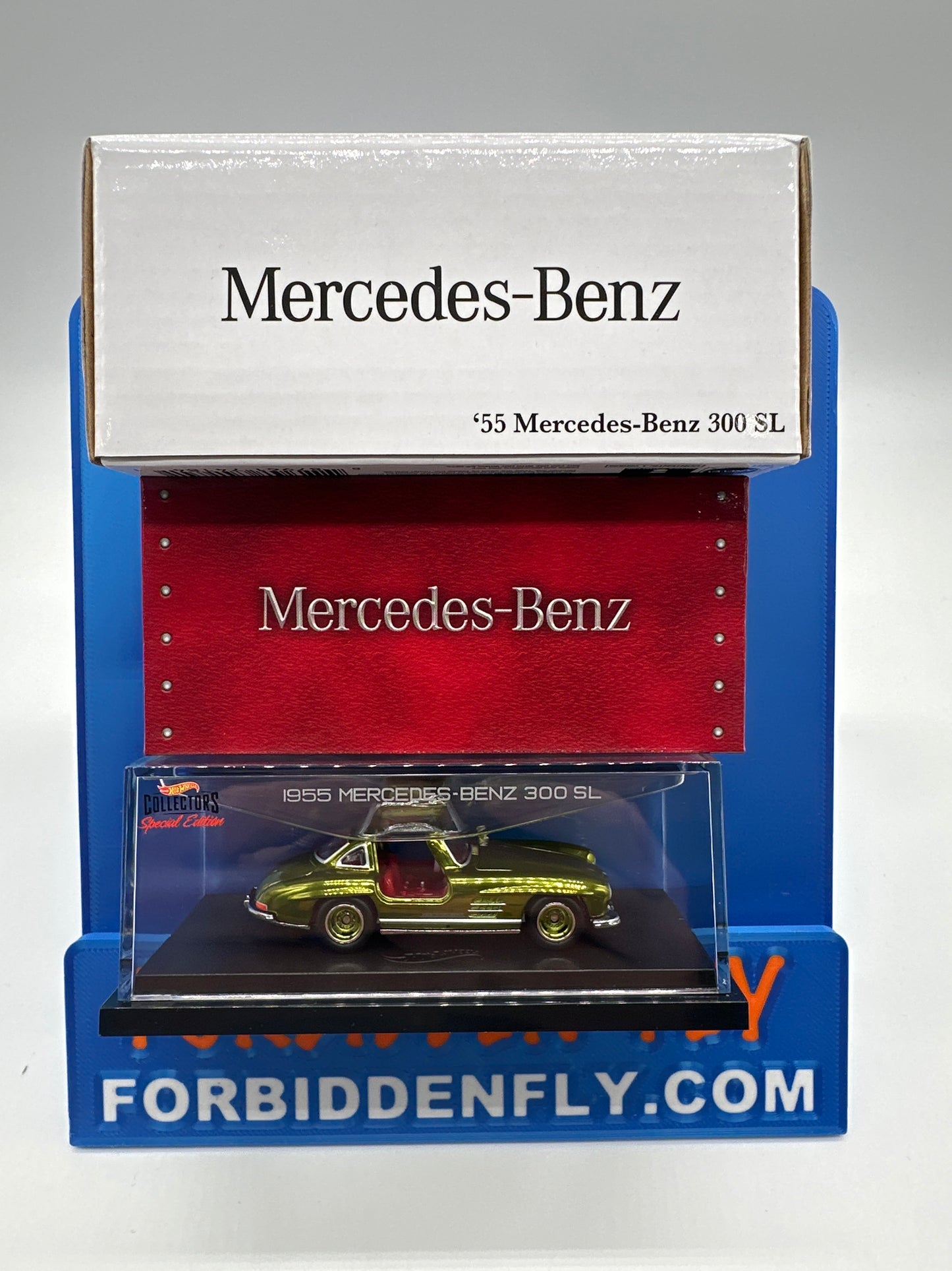 Hot Wheels RLC Red Line Club Release - Green ‘55 Mercedes-Benz 300 SL