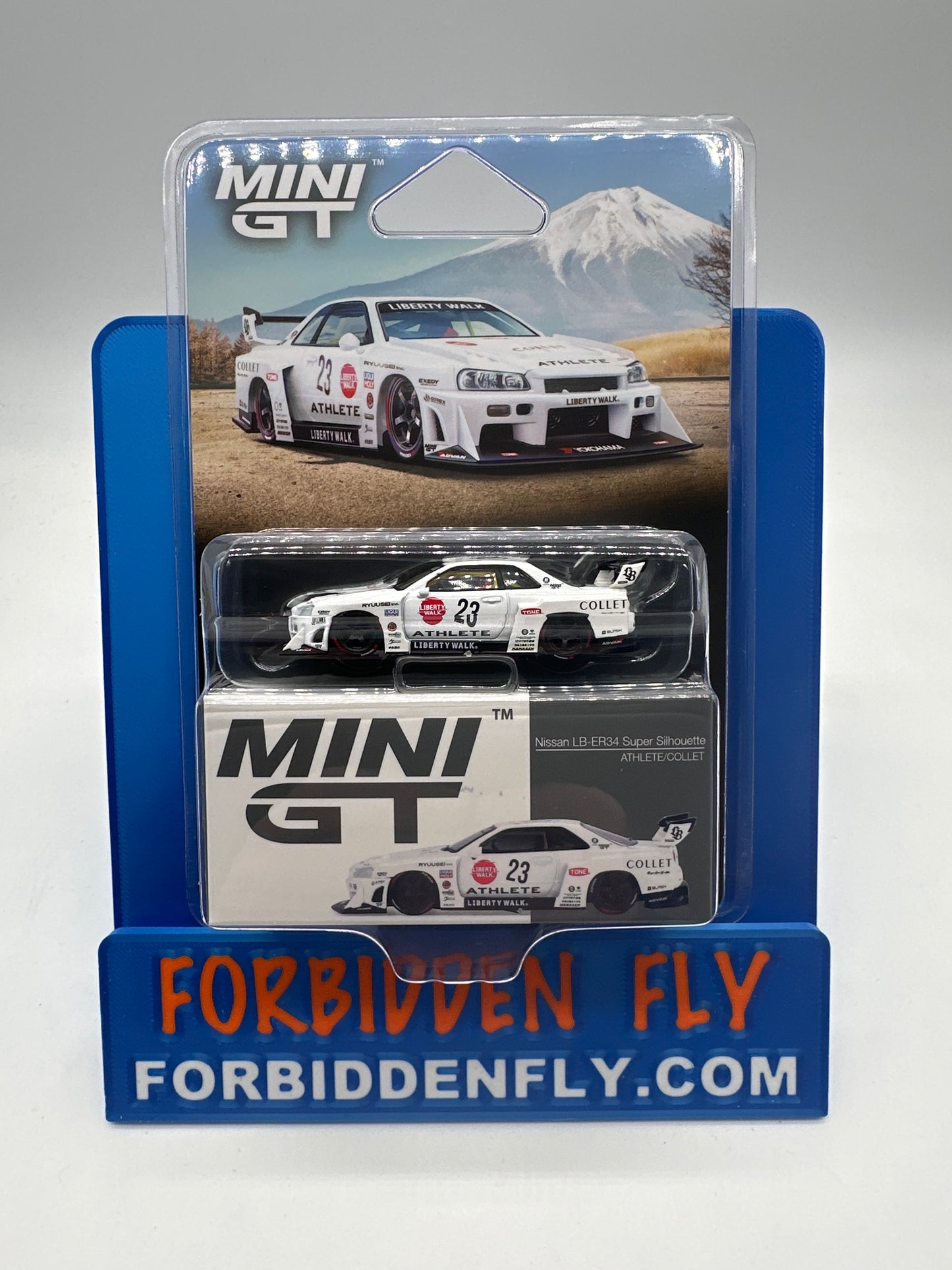 Mini GT Regular Release #1059 - Nissan LB-ER34 Super Silhouette - ATHLETE/COLLET