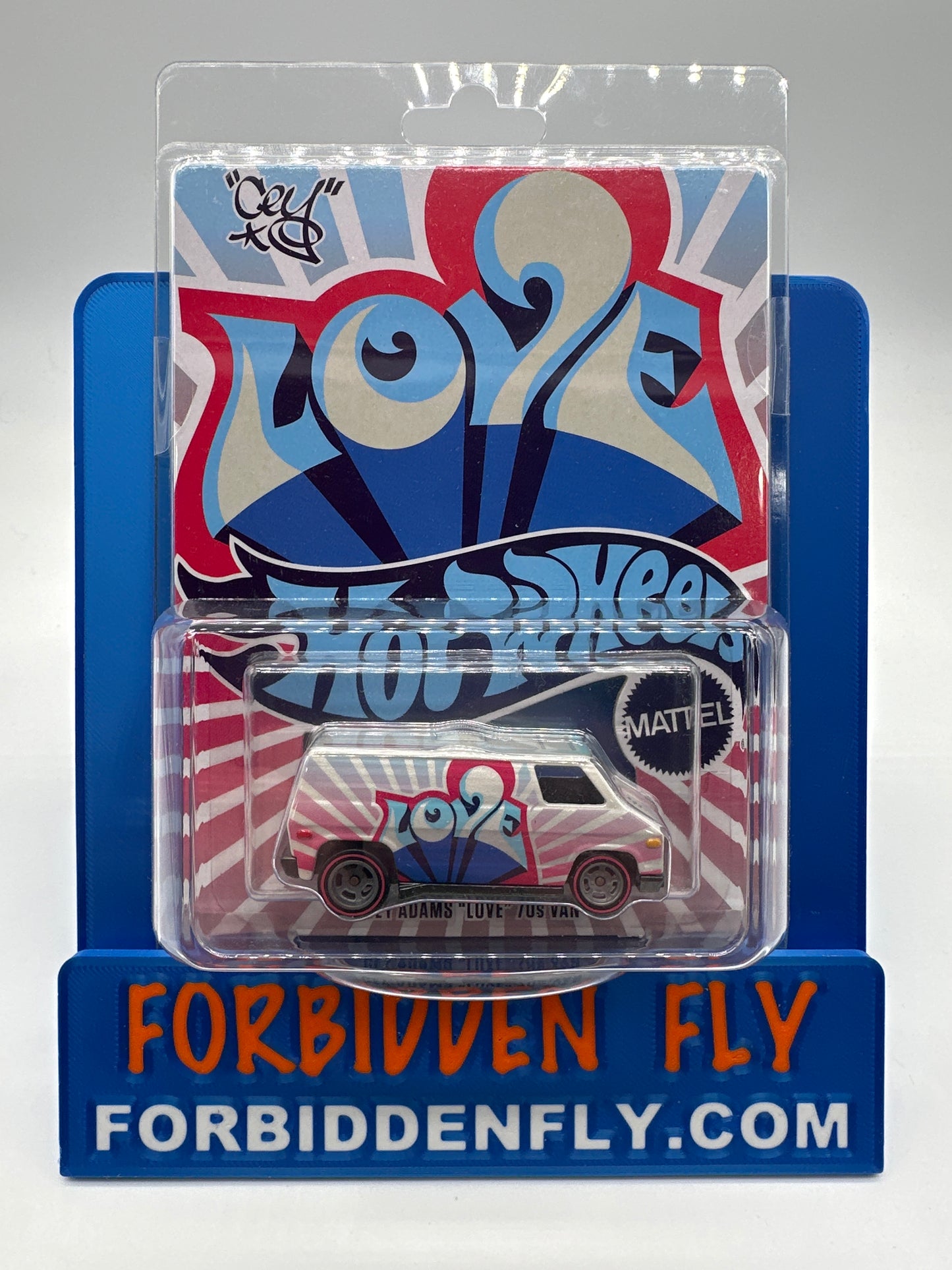 Hot Wheels - RLC Red Line Club 2022 Release - Hot Wheels X Cey Adams - 70’s “Love” Van